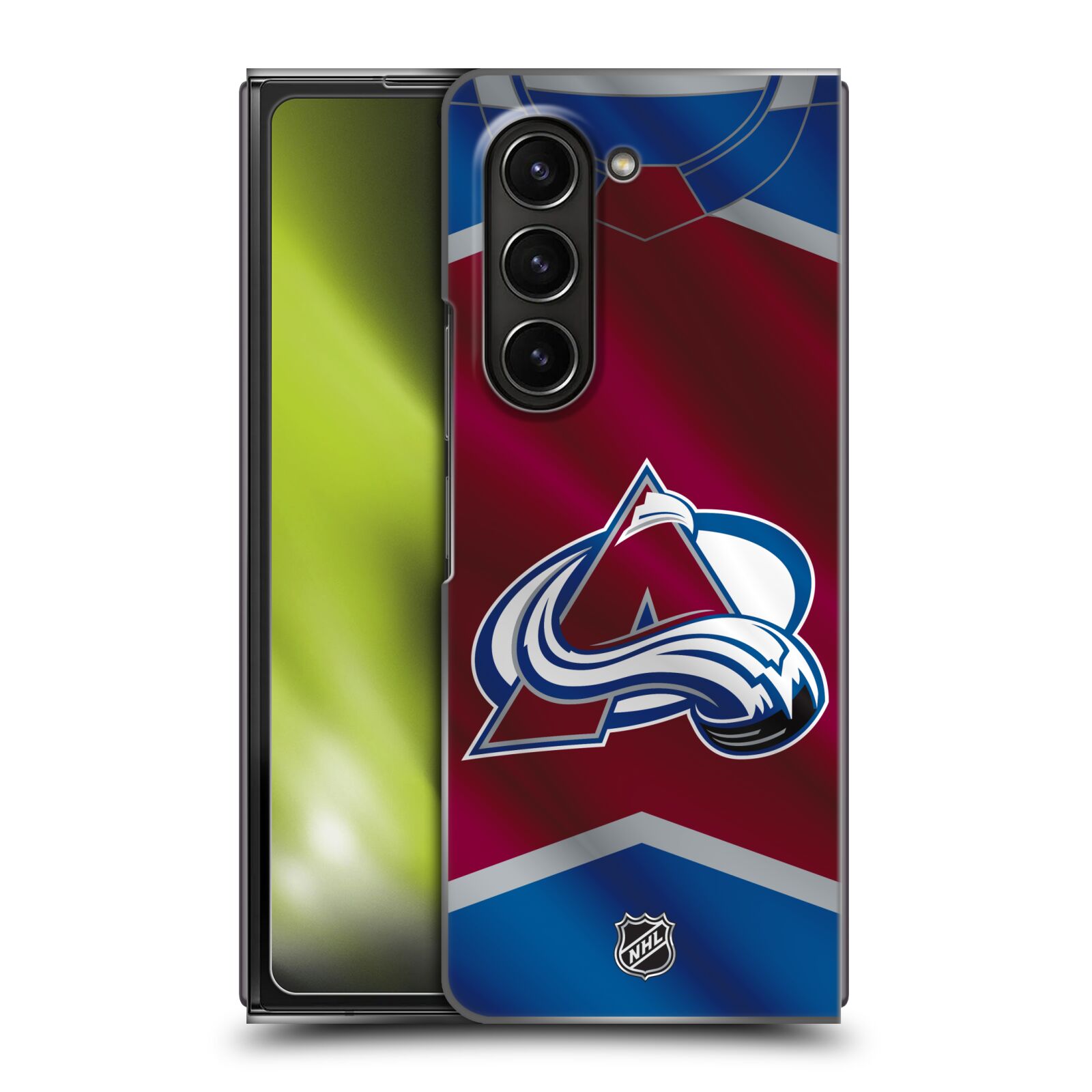 Plastový obal HEAD CASE na mobil Samsung Galaxy Z Fold 5  Hokej NHL - Colorado Avalanche - Dres