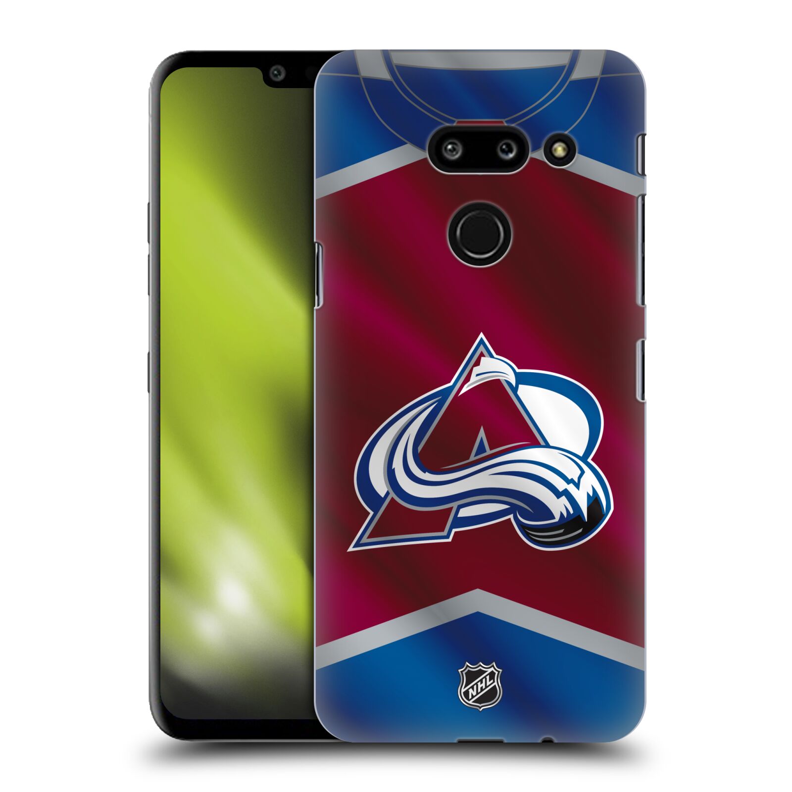 Pouzdro na mobil LG G8 ThinQ - HEAD CASE - Hokej NHL - Colorado Avalanche - Dres