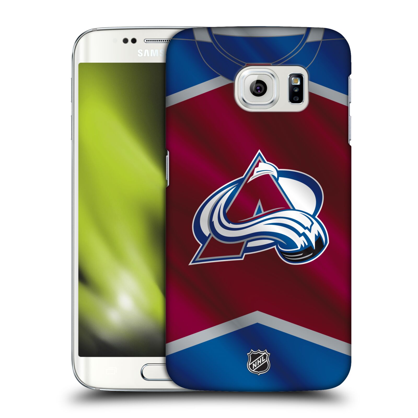 Pouzdro na mobil Samsung Galaxy S6 EDGE - HEAD CASE - Hokej NHL - Colorado Avalanche - Dres