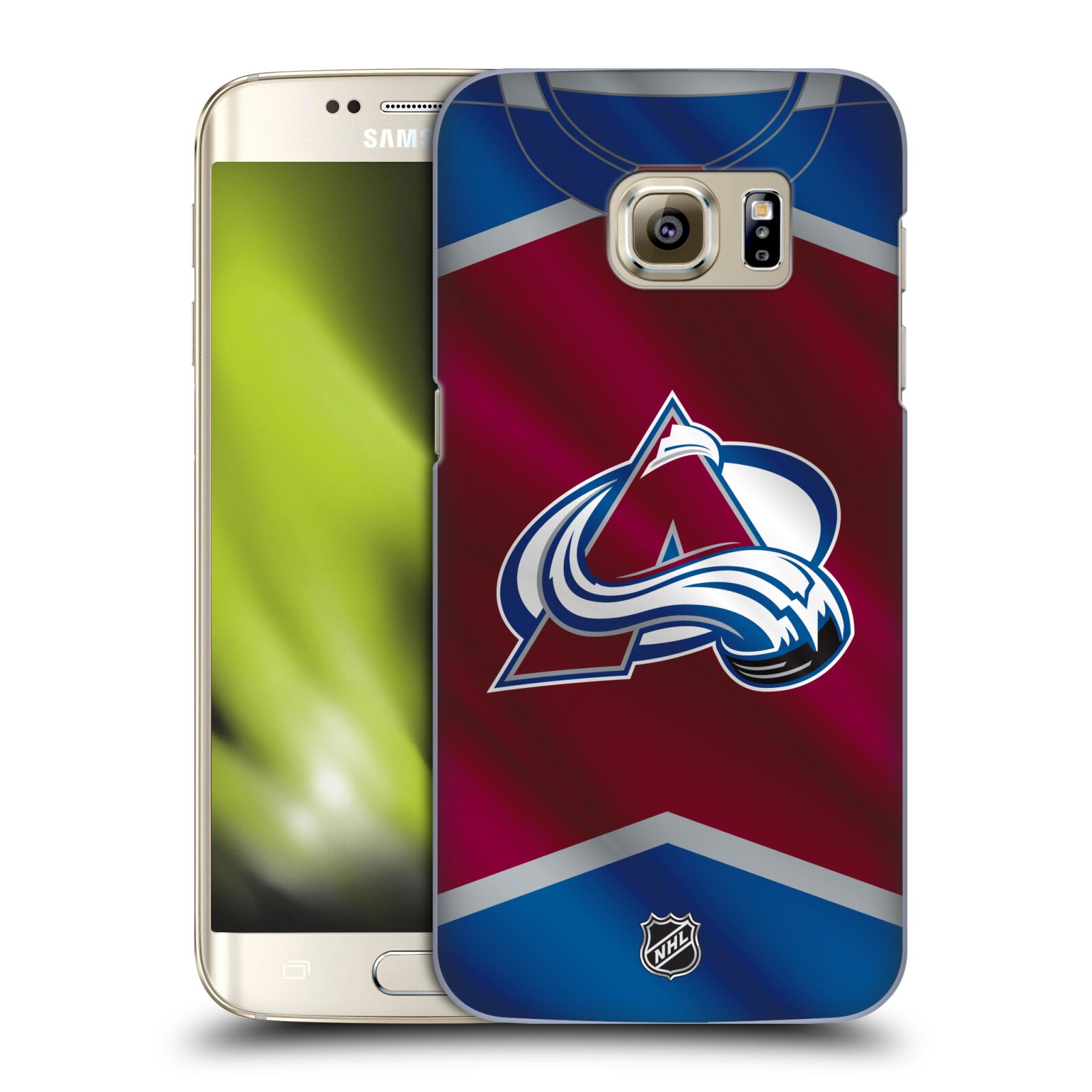 Pouzdro na mobil Samsung Galaxy S7 EDGE - HEAD CASE - Hokej NHL - Colorado Avalanche - Dres