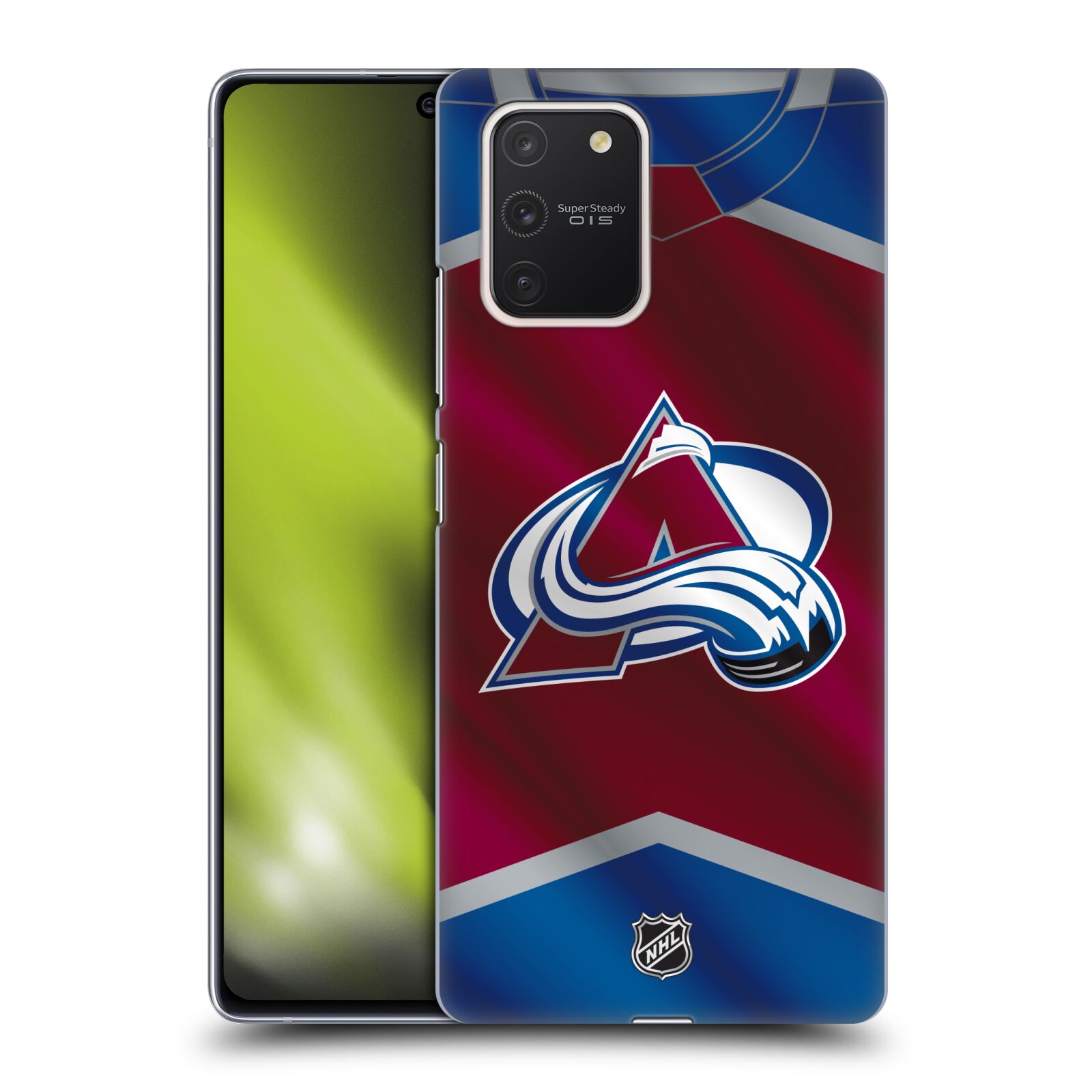 Pouzdro na mobil Samsung Galaxy S10 LITE - HEAD CASE - Hokej NHL - Colorado Avalanche - Dres