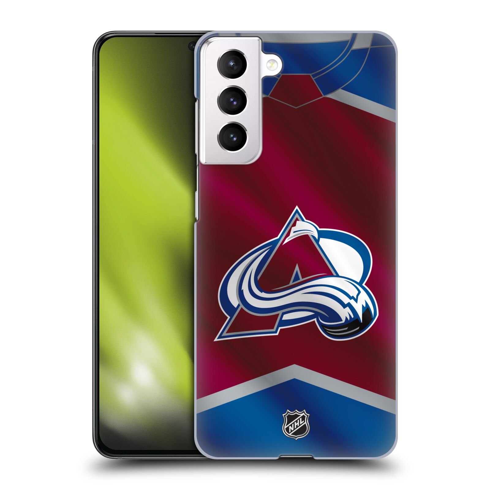 Pouzdro na mobil Samsung Galaxy S21 5G - HEAD CASE - Hokej NHL - Colorado Avalanche - Dres