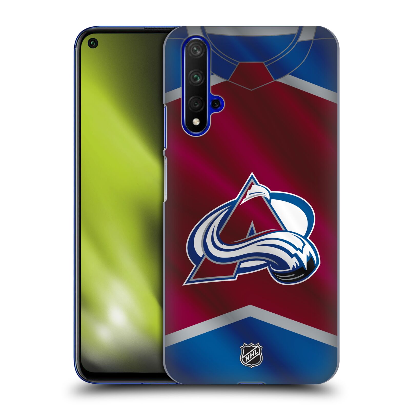 Pouzdro na mobil HONOR 20 - HEAD CASE - Hokej NHL - Colorado Avalanche - Dres