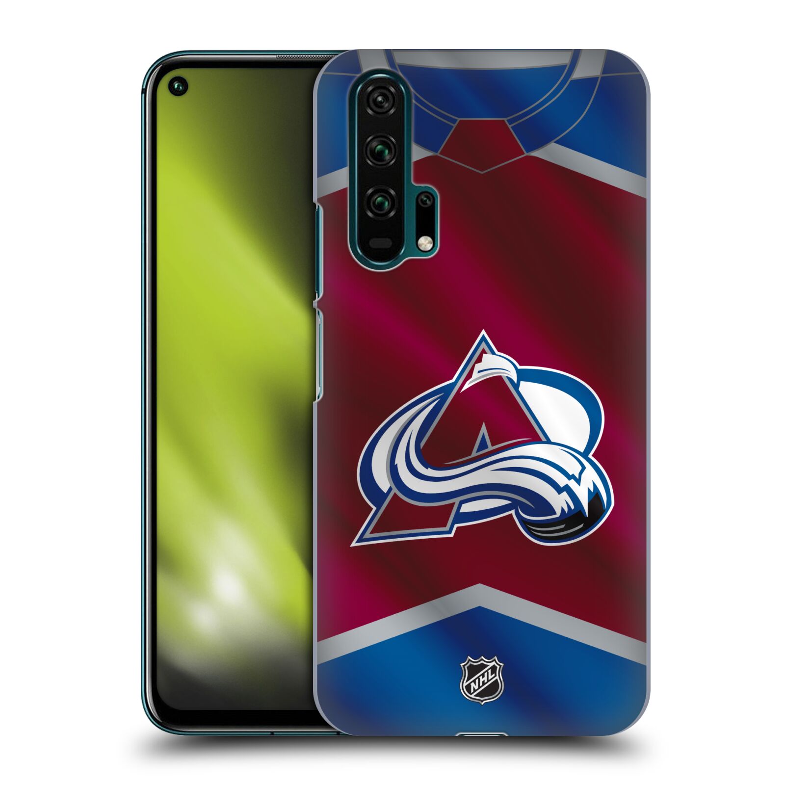 Pouzdro na mobil HONOR 20 PRO - HEAD CASE - Hokej NHL - Colorado Avalanche - Dres