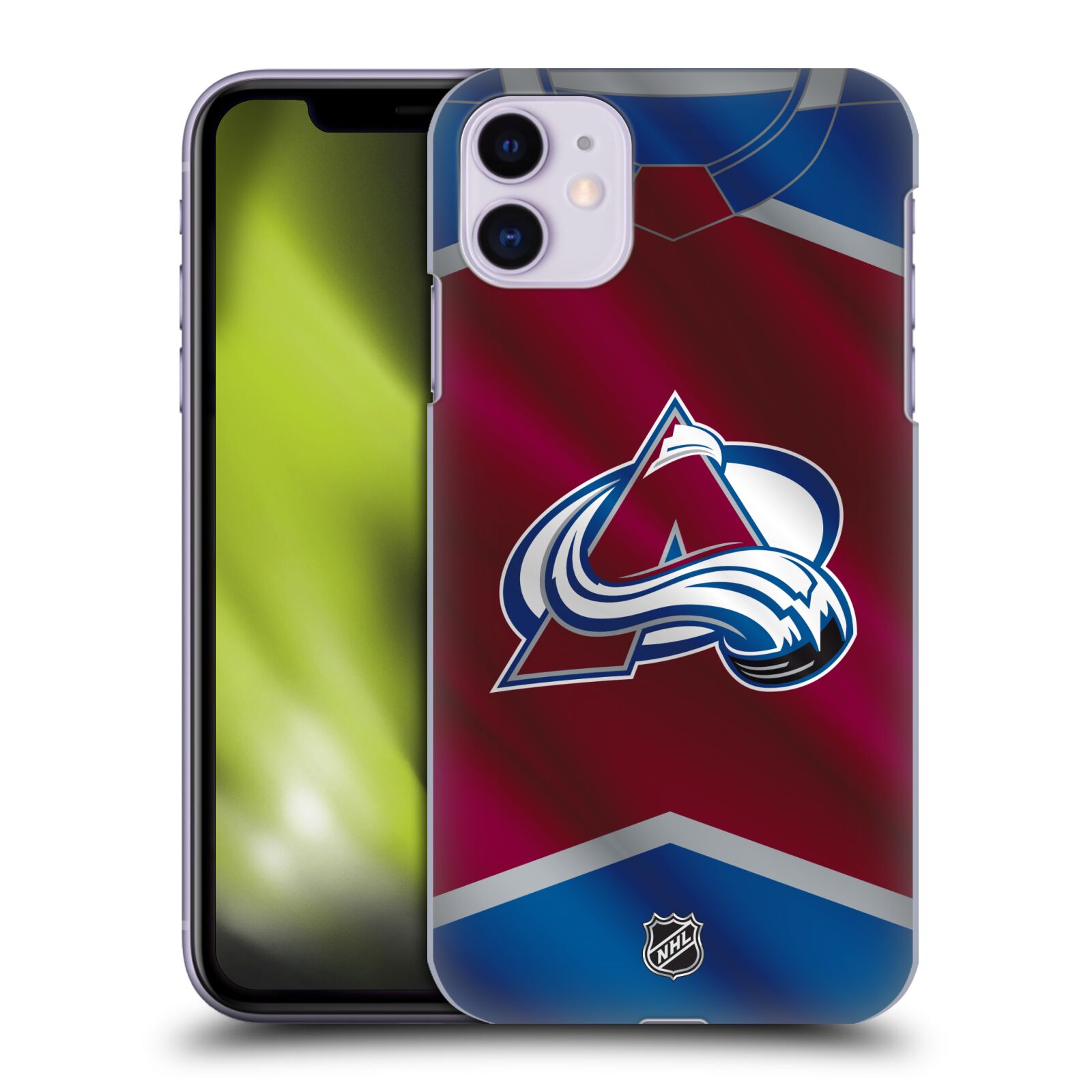 Pouzdro na mobil Apple Iphone 11 - HEAD CASE - Hokej NHL - Colorado Avalanche - Dres
