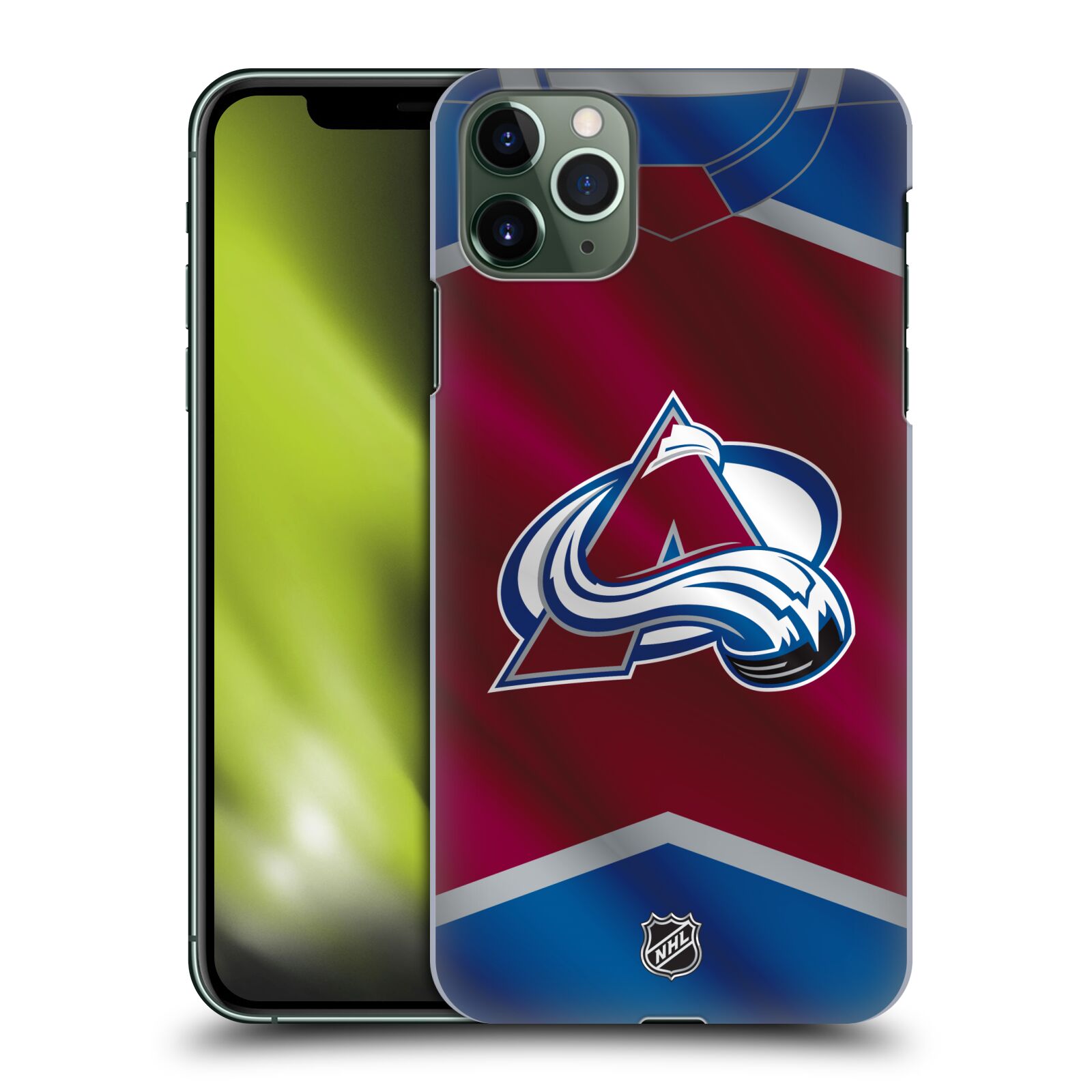 Pouzdro na mobil Apple Iphone 11 PRO MAX - HEAD CASE - Hokej NHL - Colorado Avalanche - Dres