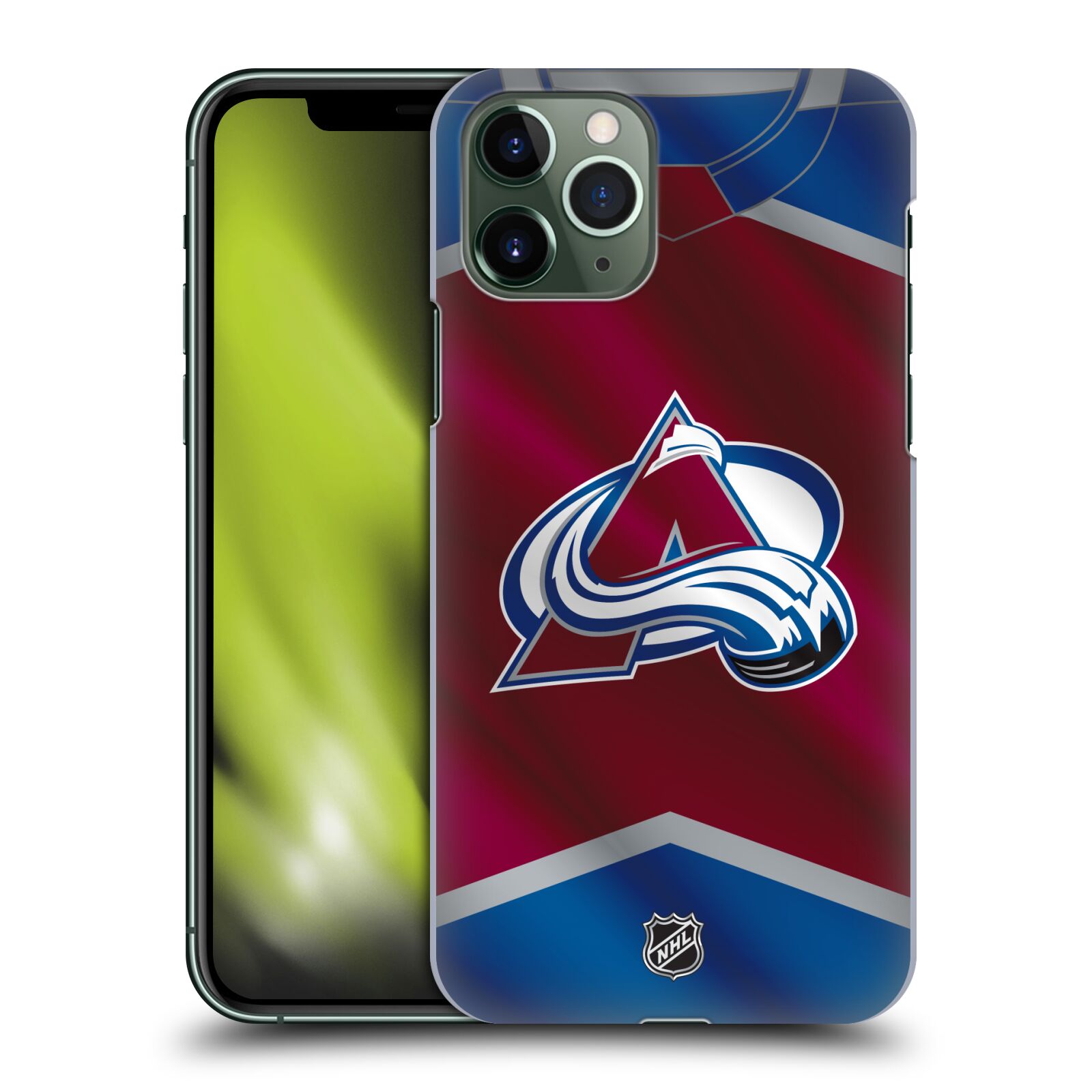 Pouzdro na mobil Apple Iphone 11 PRO - HEAD CASE - Hokej NHL - Colorado Avalanche - Dres