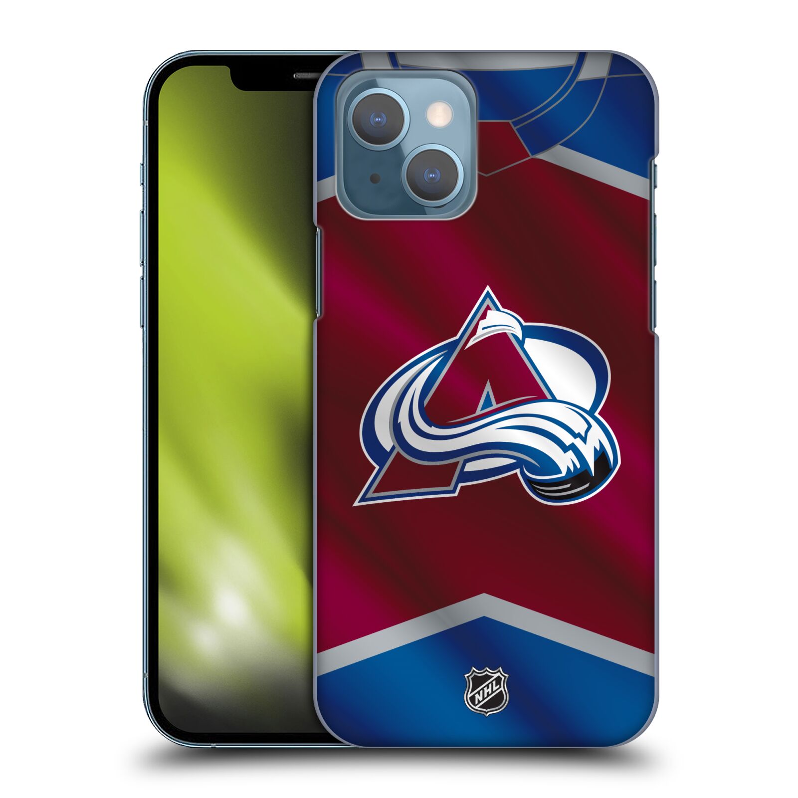 Pouzdro na mobil Apple Iphone 13 - HEAD CASE - Hokej NHL - Colorado Avalanche - Dres