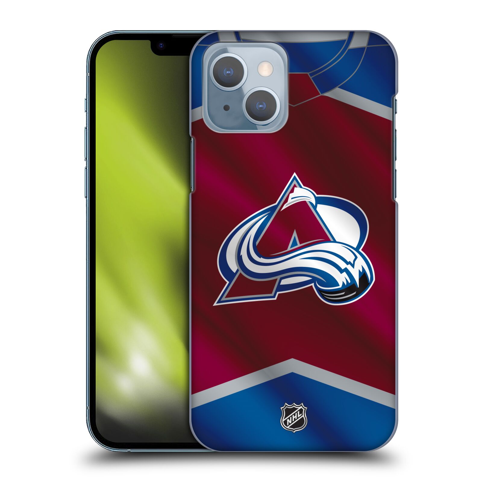 Pouzdro na mobil Apple Iphone 14 - HEAD CASE - Hokej NHL - Colorado Avalanche - Dres