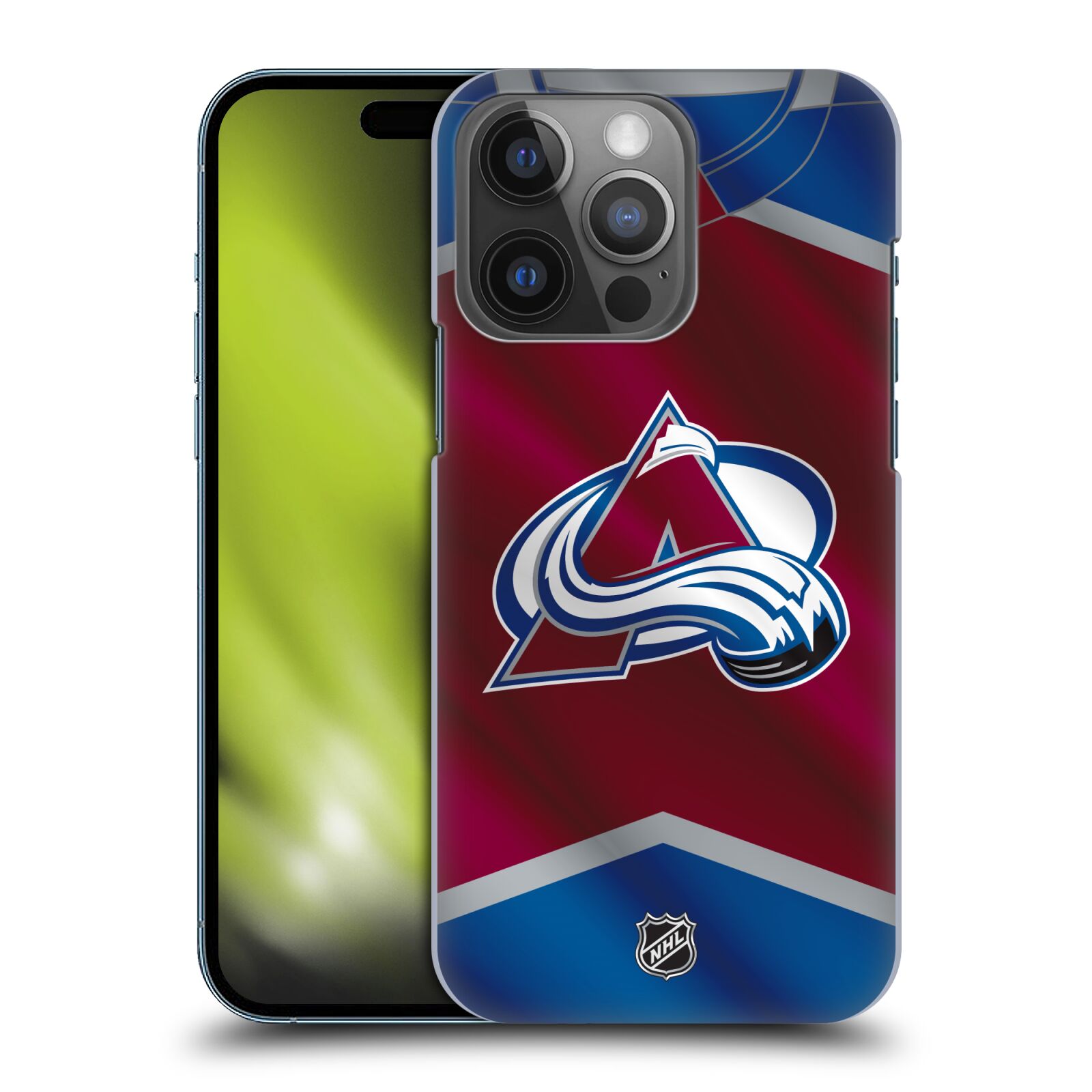 Pouzdro na mobil Apple Iphone 14 PRO - HEAD CASE - Hokej NHL - Colorado Avalanche - Dres