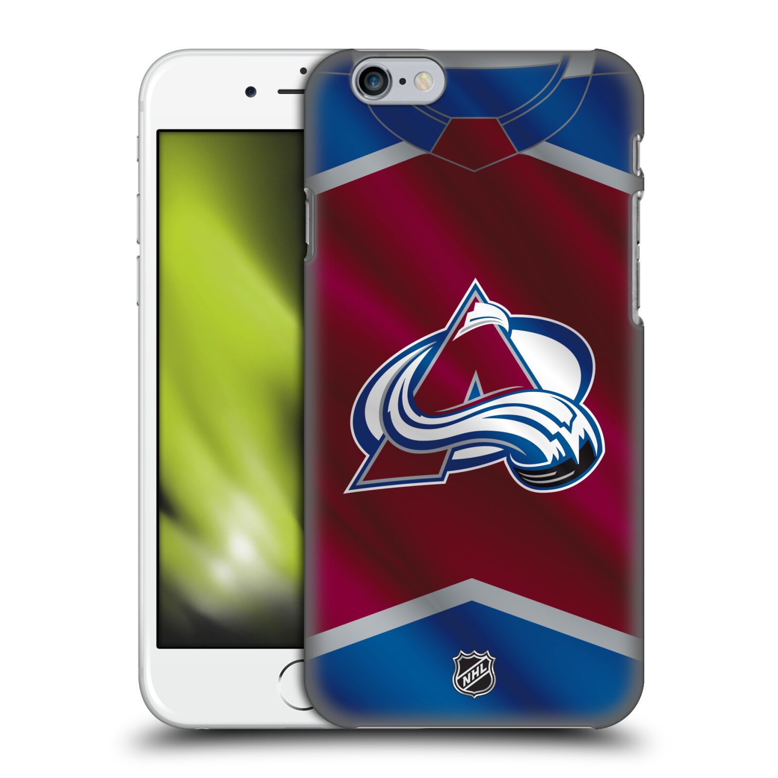Pouzdro na mobil Apple Iphone 6/6S - HEAD CASE - Hokej NHL - Colorado Avalanche - Dres