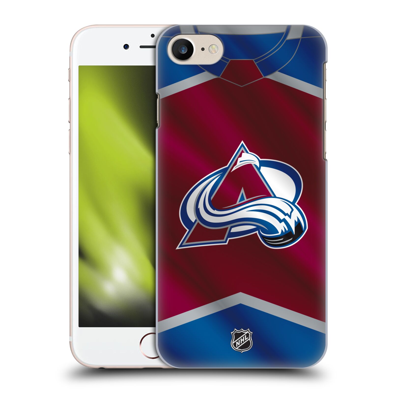 Pouzdro na mobil Apple Iphone 7/8 - HEAD CASE - Hokej NHL - Colorado Avalanche - Dres