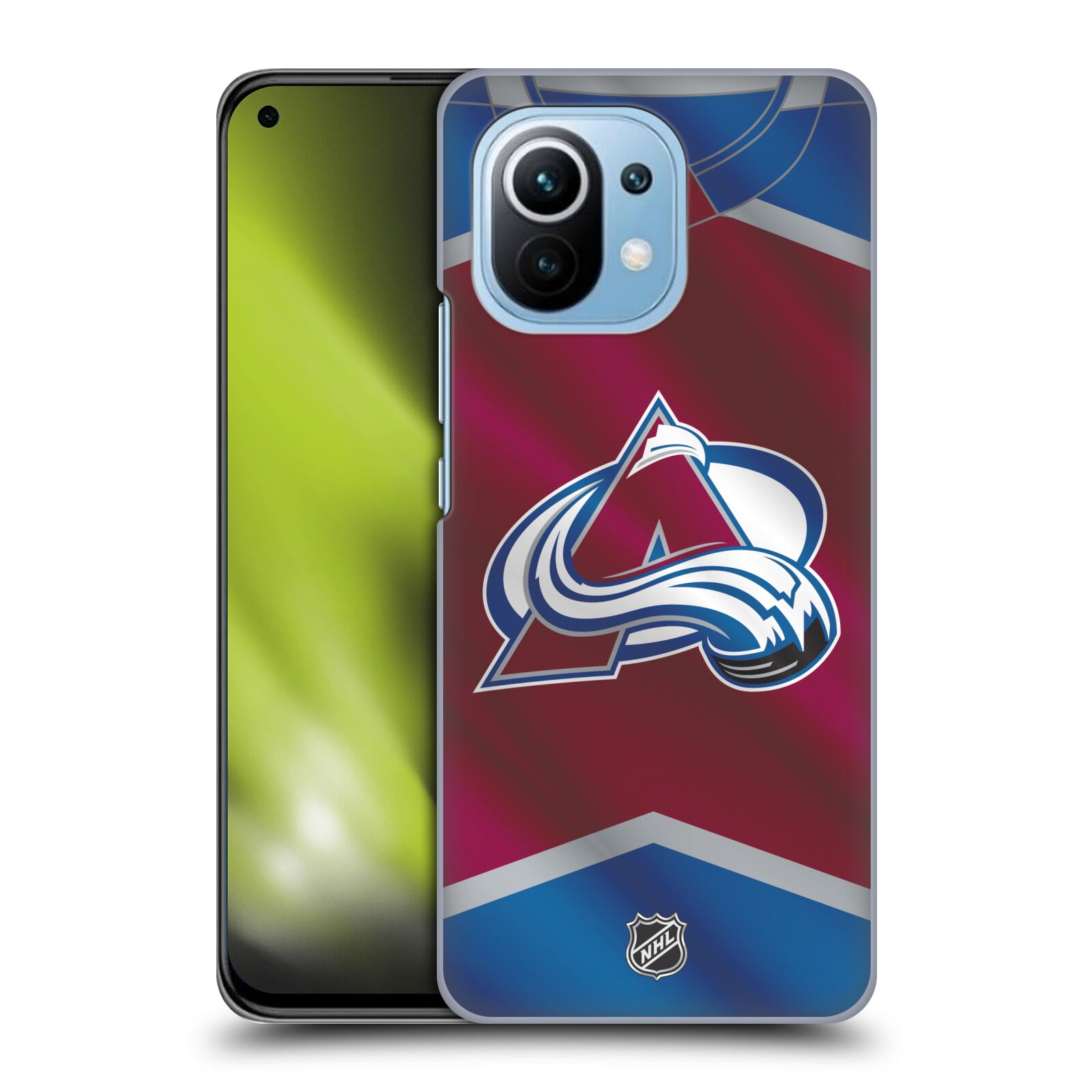 Pouzdro na mobil Xiaomi  Mi 11 - HEAD CASE - Hokej NHL - Colorado Avalanche - Dres