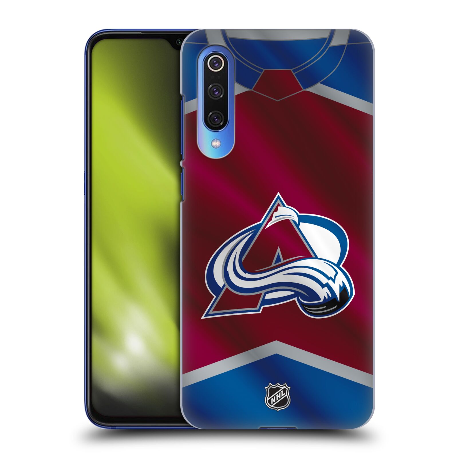 Pouzdro na mobil Xiaomi  Mi 9 SE - HEAD CASE - Hokej NHL - Colorado Avalanche - Dres