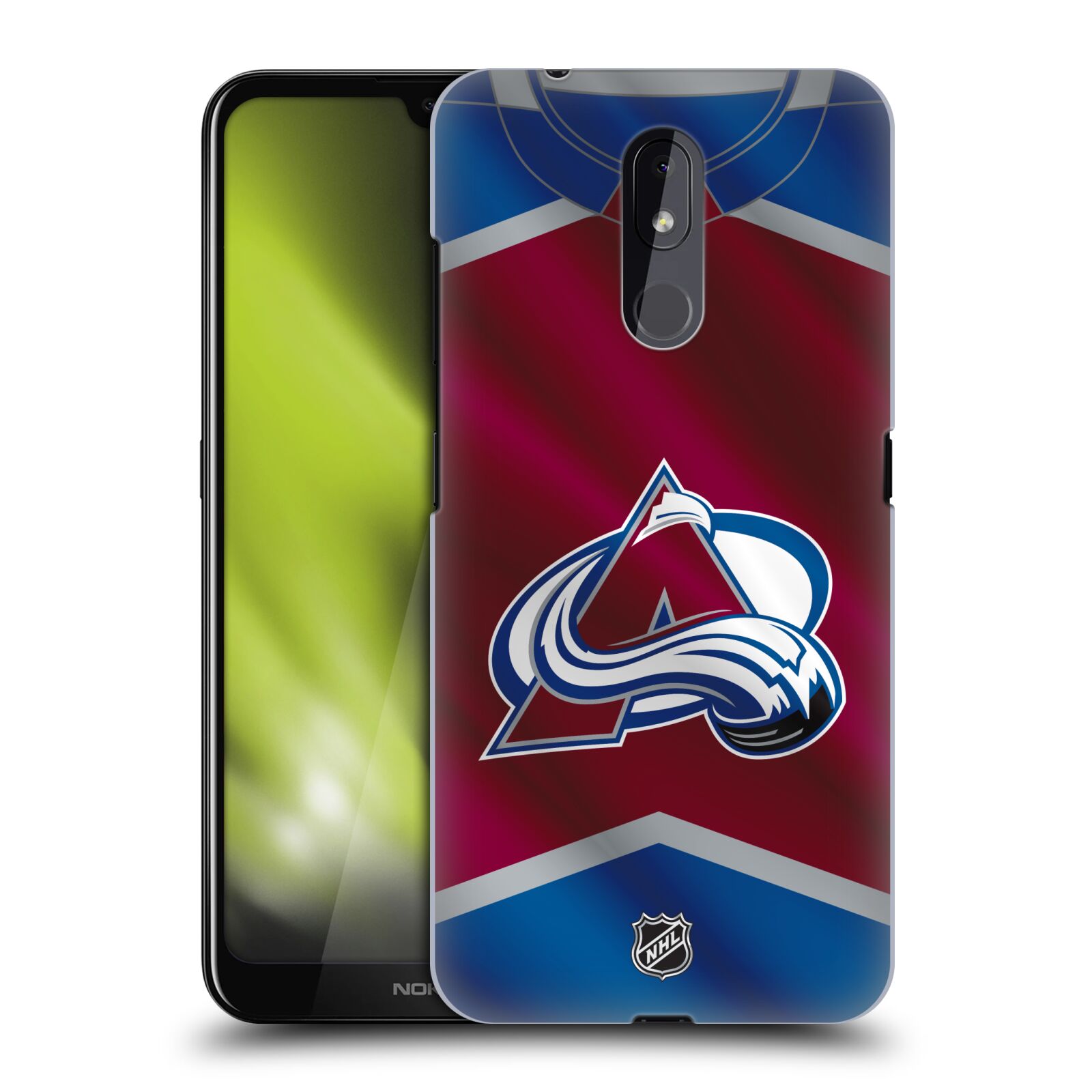 Pouzdro na mobil Nokia 3.2 - HEAD CASE - Hokej NHL - Colorado Avalanche - Dres