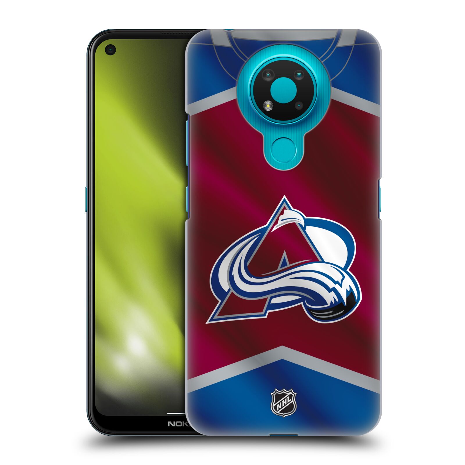 Pouzdro na mobil Nokia 3.4 - HEAD CASE - Hokej NHL - Colorado Avalanche - Dres