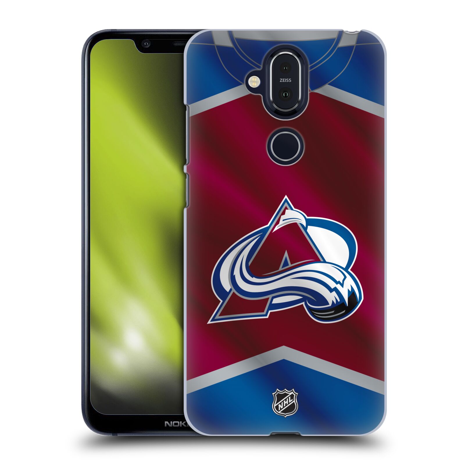 Pouzdro na mobil NOKIA 8.1 - HEAD CASE - Hokej NHL - Colorado Avalanche - Dres