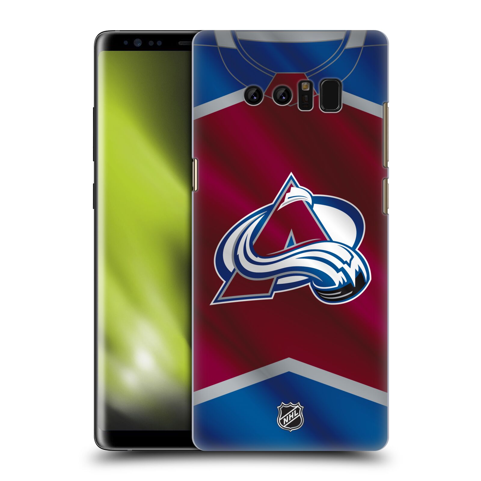 Pouzdro na mobil Samsung Galaxy Note 8 - HEAD CASE - Hokej NHL - Colorado Avalanche - Dres