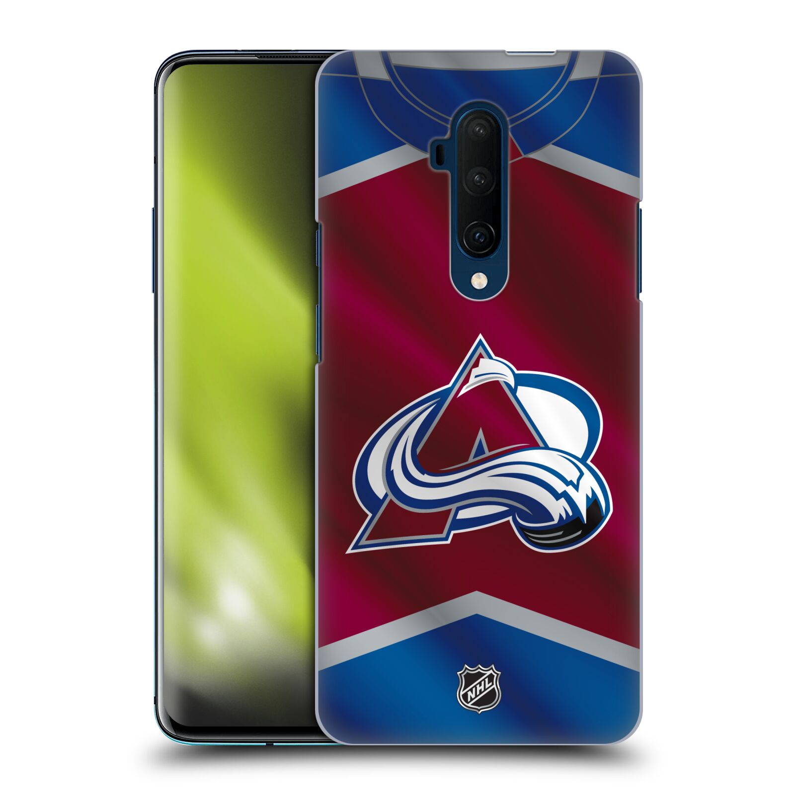 Pouzdro na mobil OnePlus 7T Pro - HEAD CASE - Hokej NHL - Colorado Avalanche - Dres