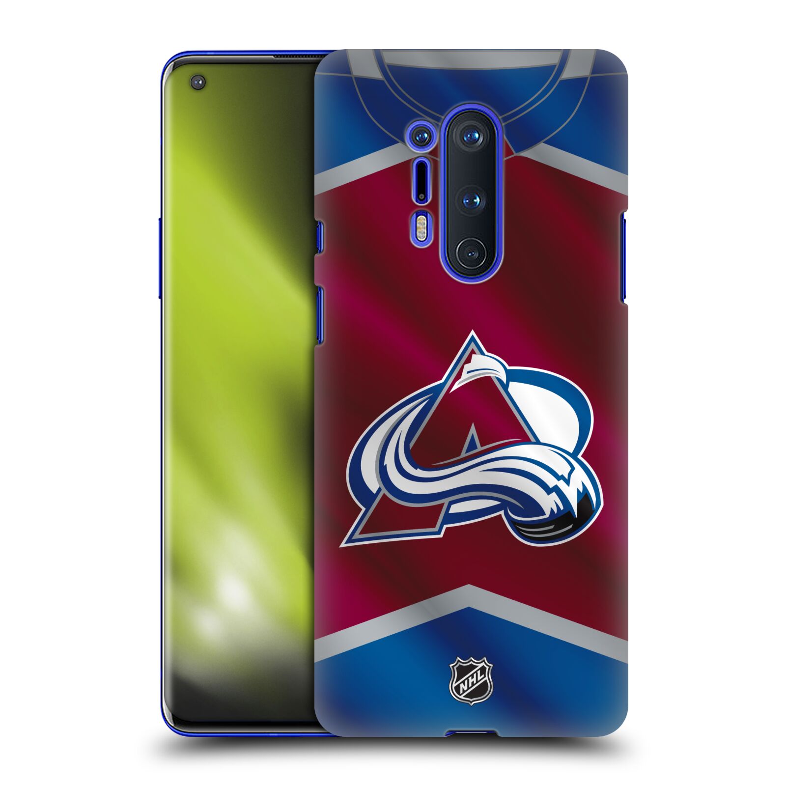 Pouzdro na mobil OnePlus 8 PRO 5G - HEAD CASE - Hokej NHL - Colorado Avalanche - Dres