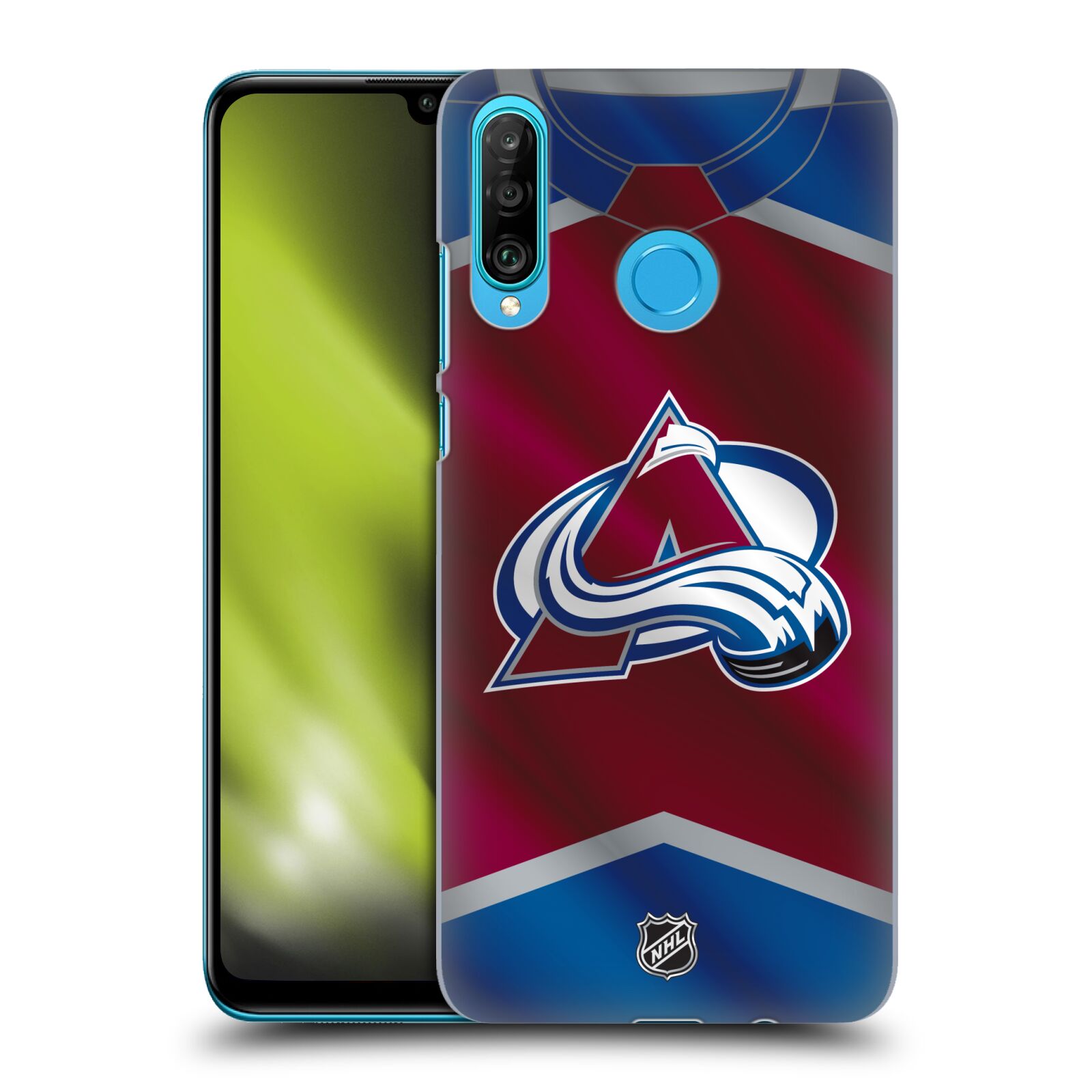 Pouzdro na mobil Huawei P30 LITE - HEAD CASE - Hokej NHL - Colorado Avalanche - Dres