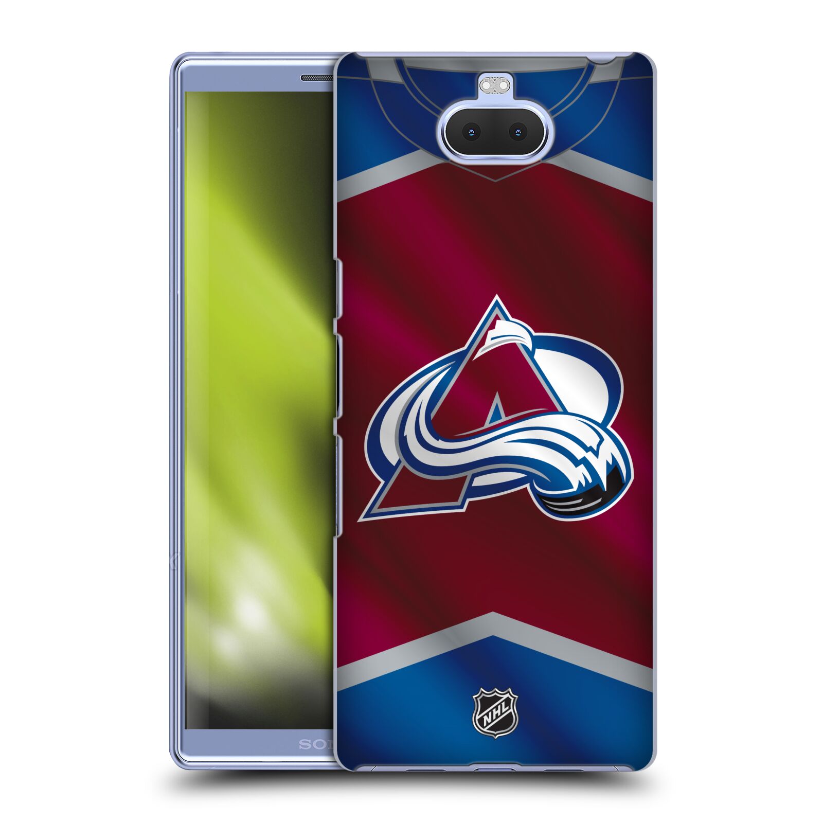 Pouzdro na mobil Sony Xperia 10 Plus - HEAD CASE - Hokej NHL - Colorado Avalanche - Dres