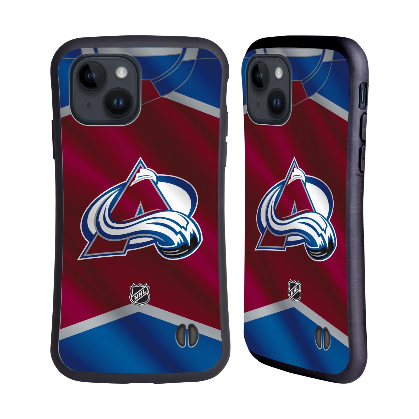 Obal na mobil Apple iPhone 15 - HEAD CASE - NHL - Colorado Avalanche znak na dresu
