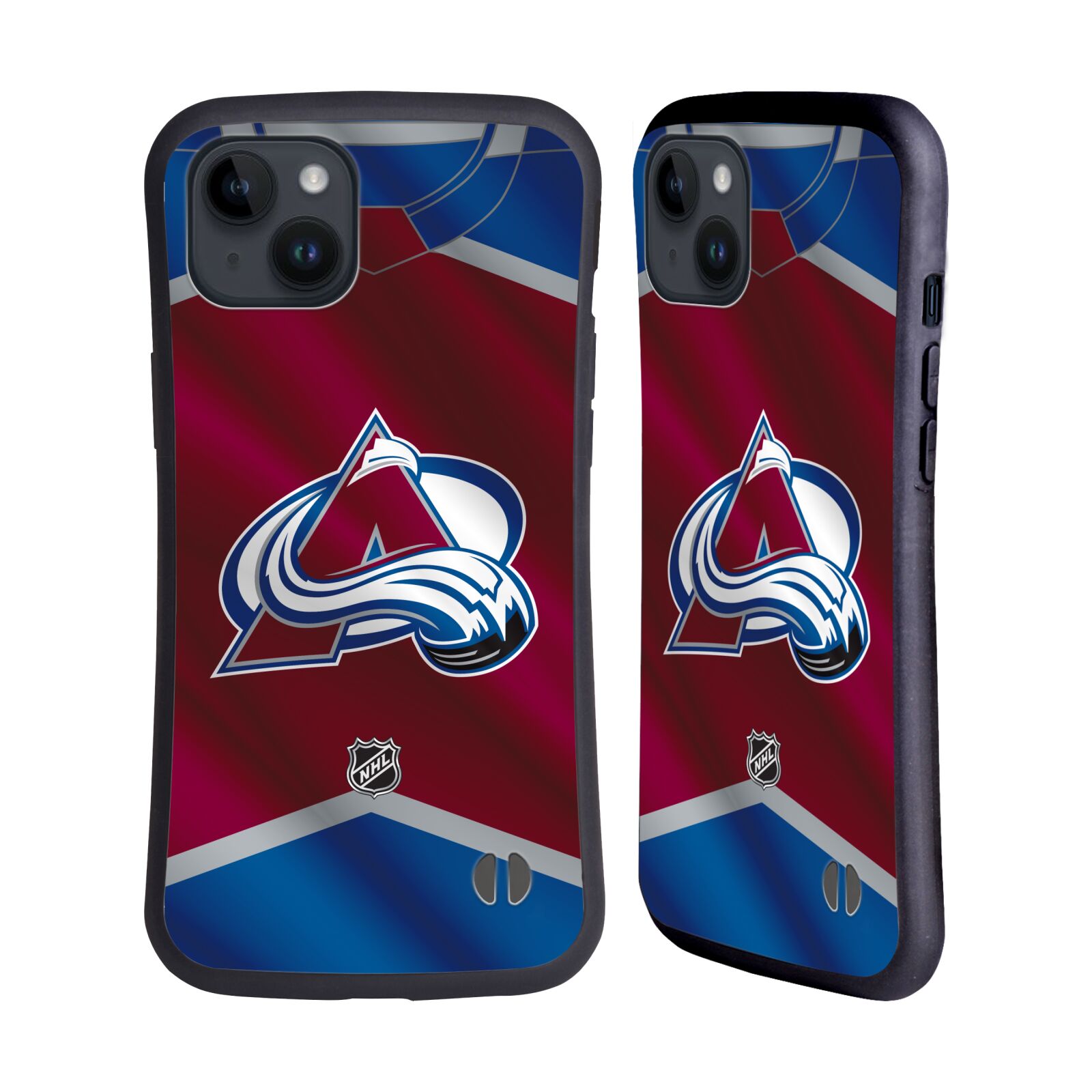 Obal na mobil Apple iPhone 15 PLUS - HEAD CASE - NHL - Colorado Avalanche znak na dresu