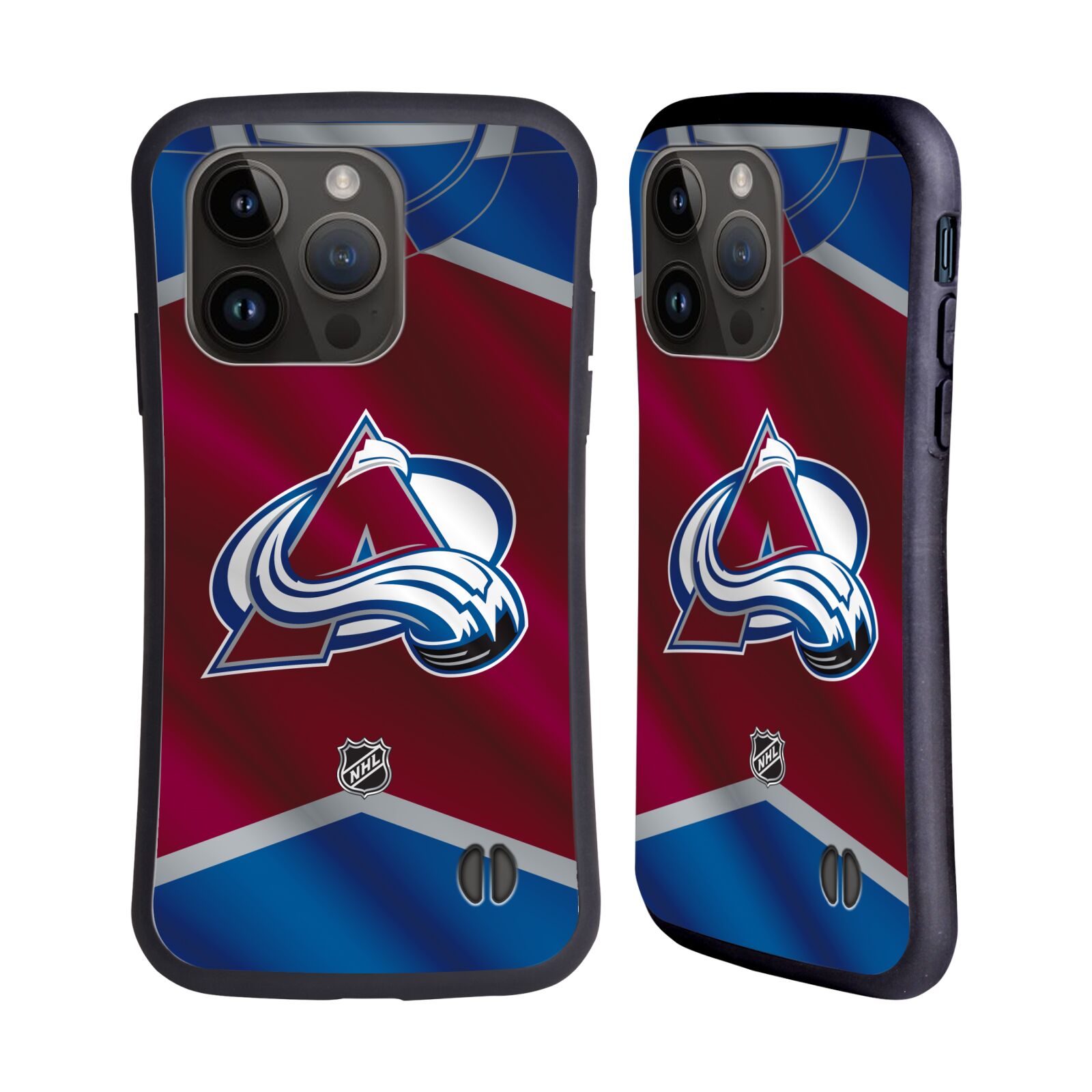 Obal na mobil Apple iPhone 15 PRO - HEAD CASE - NHL - Colorado Avalanche znak na dresu