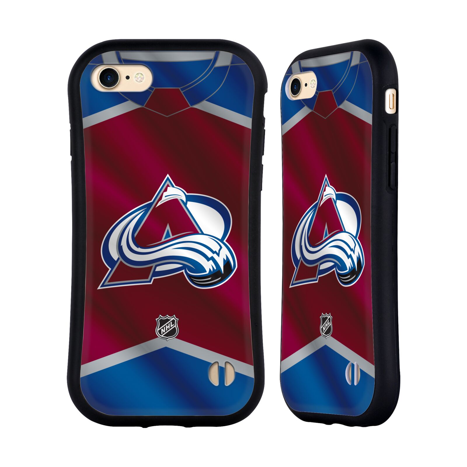 Obal na mobil Apple iPhone 7/8, SE 2020 - HEAD CASE - NHL - Colorado Avalanche znak na dresu