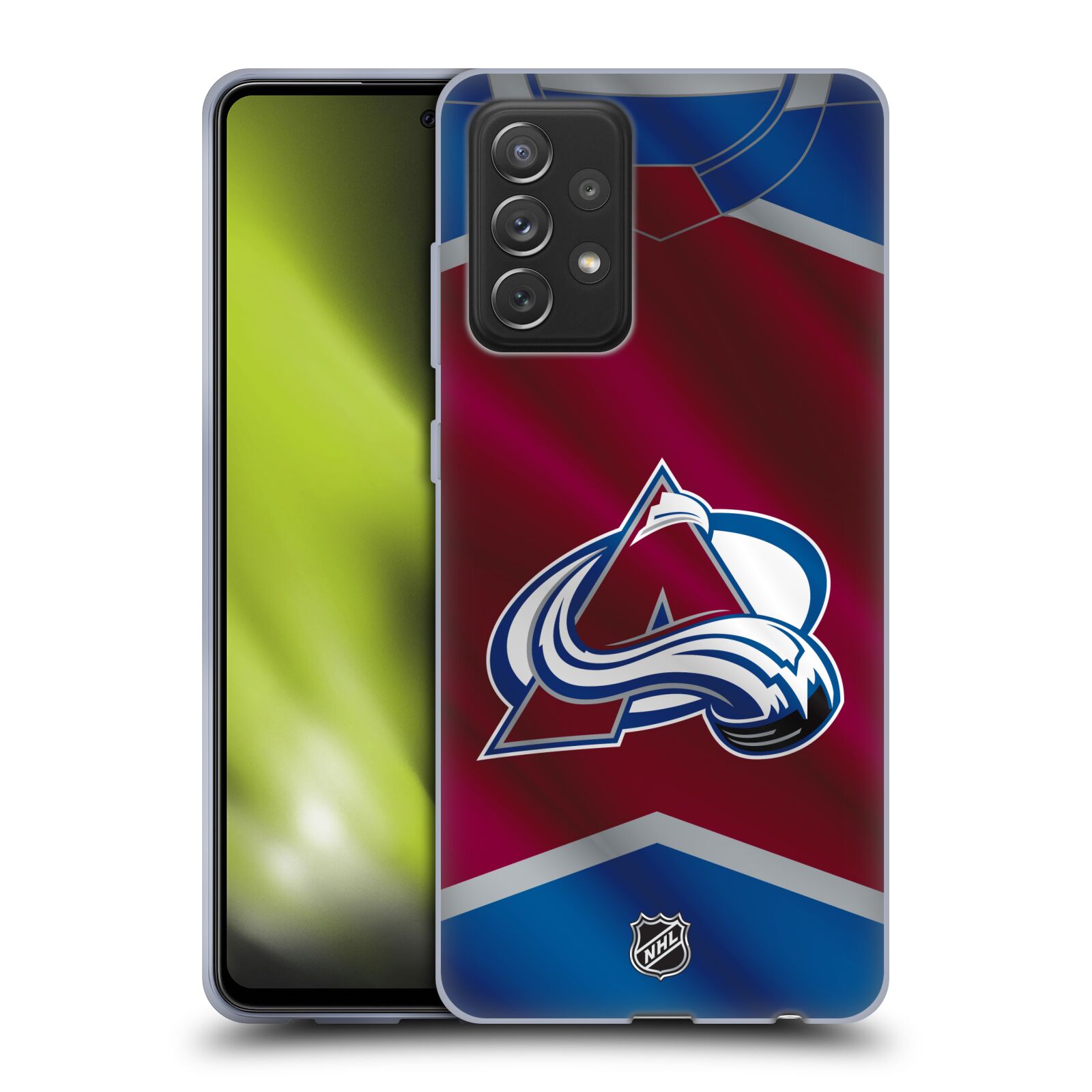 Pouzdro na mobil Samsung Galaxy A72 / A72 5G - HEAD CASE - Hokej NHL - Colorado Avalanche - Dres