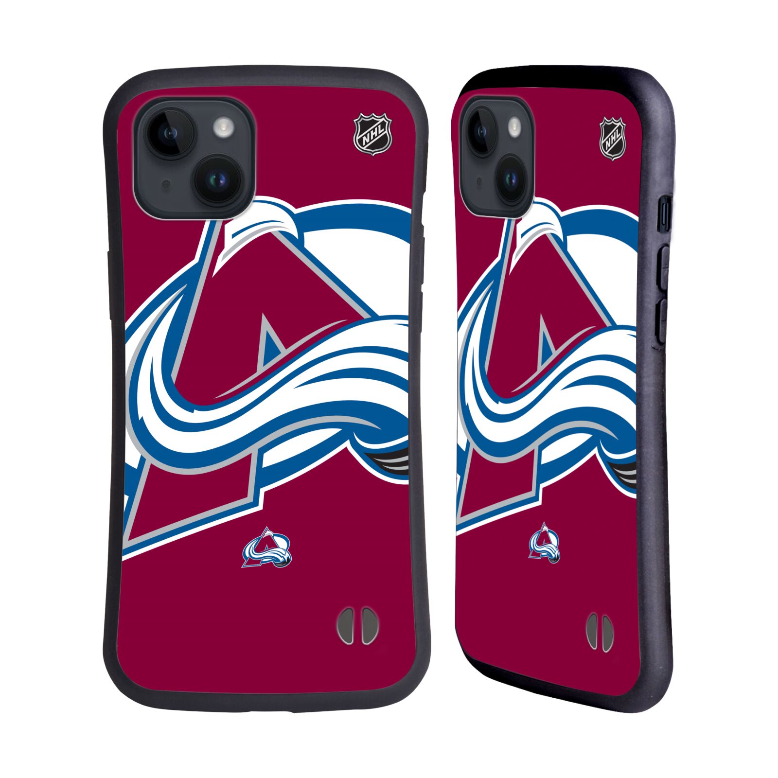 Obal na mobil Apple iPhone 15 PLUS - HEAD CASE - NHL - Colorado Avalanche velký znak