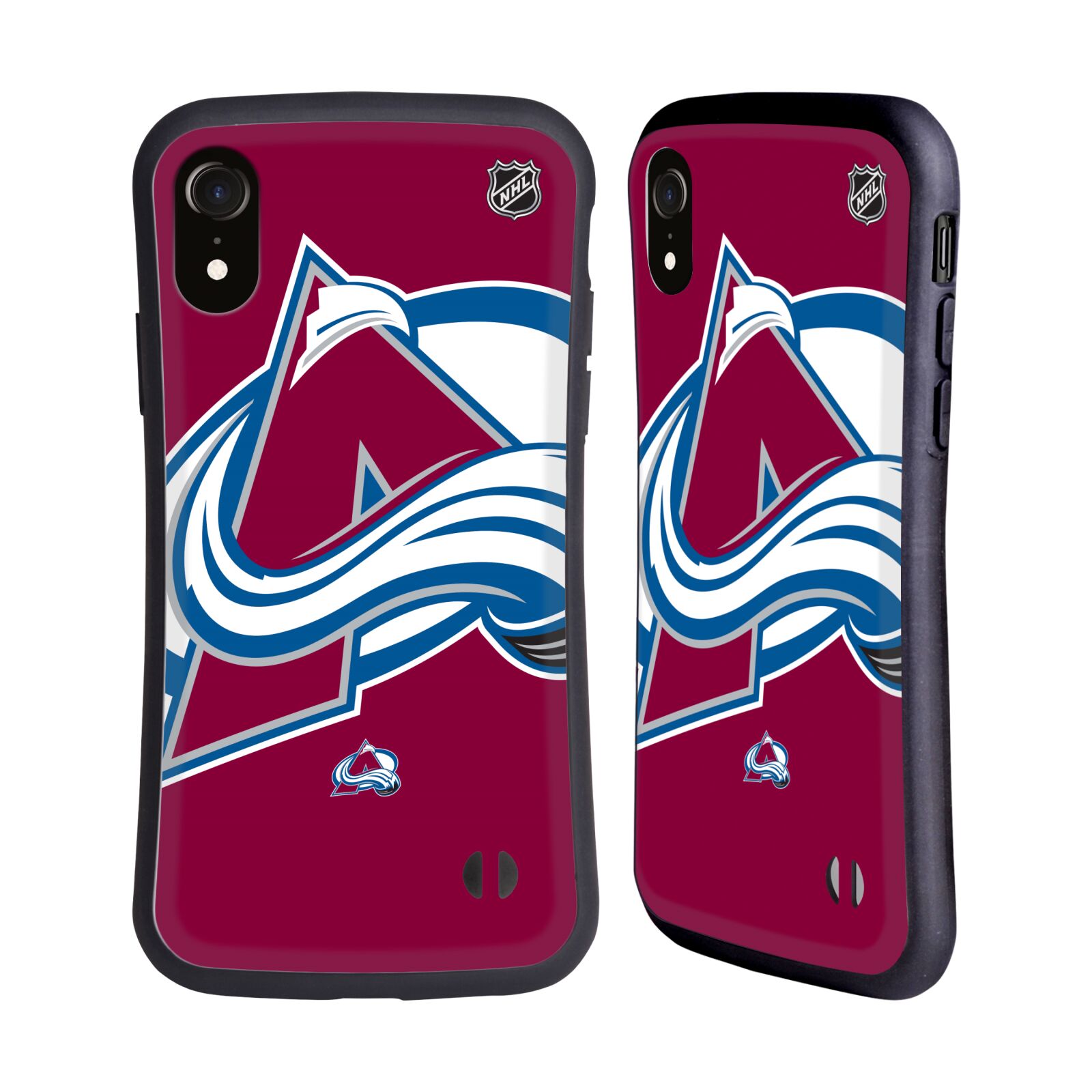 Obal na mobil Apple iPhone XR - HEAD CASE - NHL - Colorado Avalanche velký znak