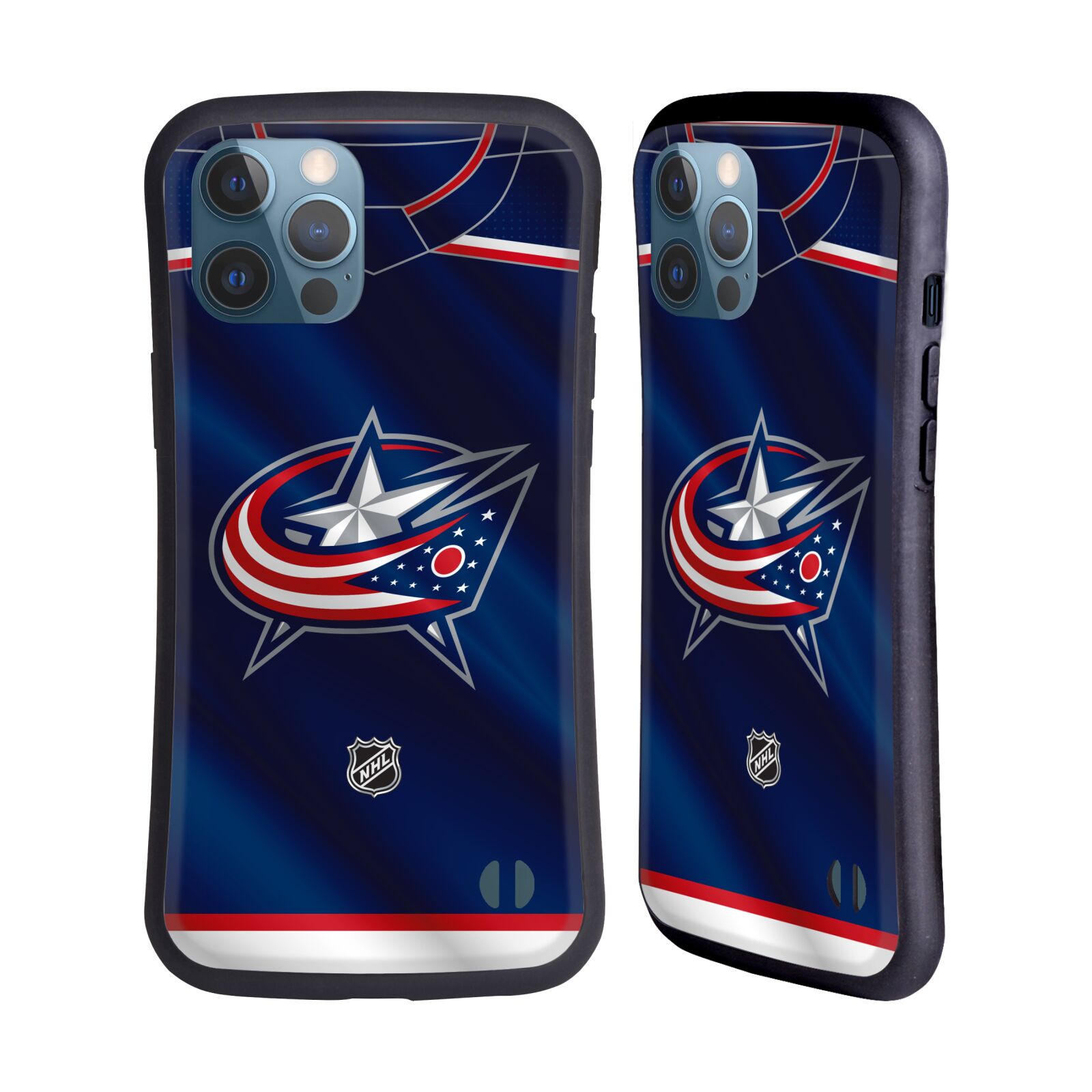 Obal na mobil Apple iPhone 12 PRO MAX - HEAD CASE - NHL - Columbus Blue Jackets znak na dresu