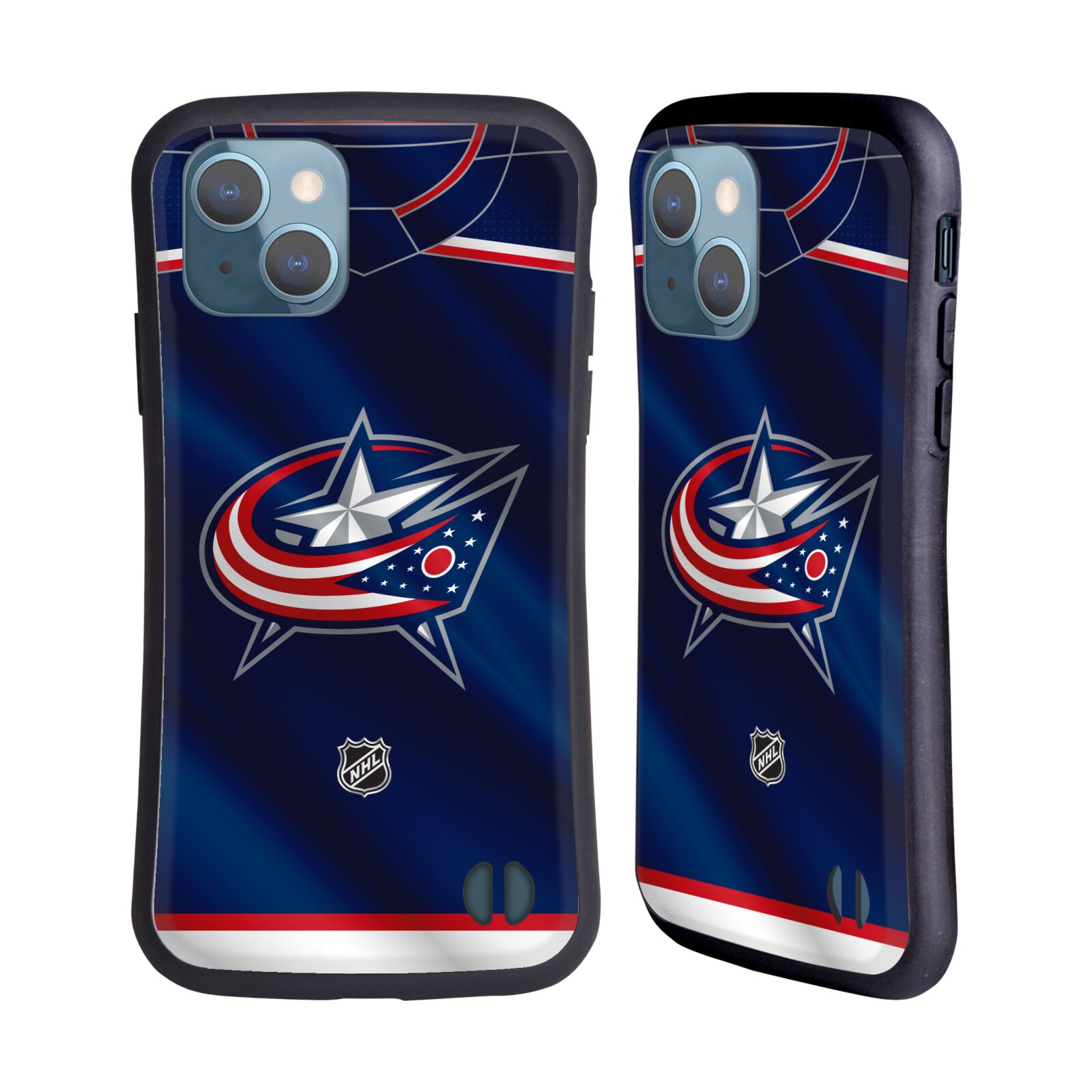 Obal na mobil Apple iPhone 13 - HEAD CASE - NHL - Columbus Blue Jackets znak na dresu