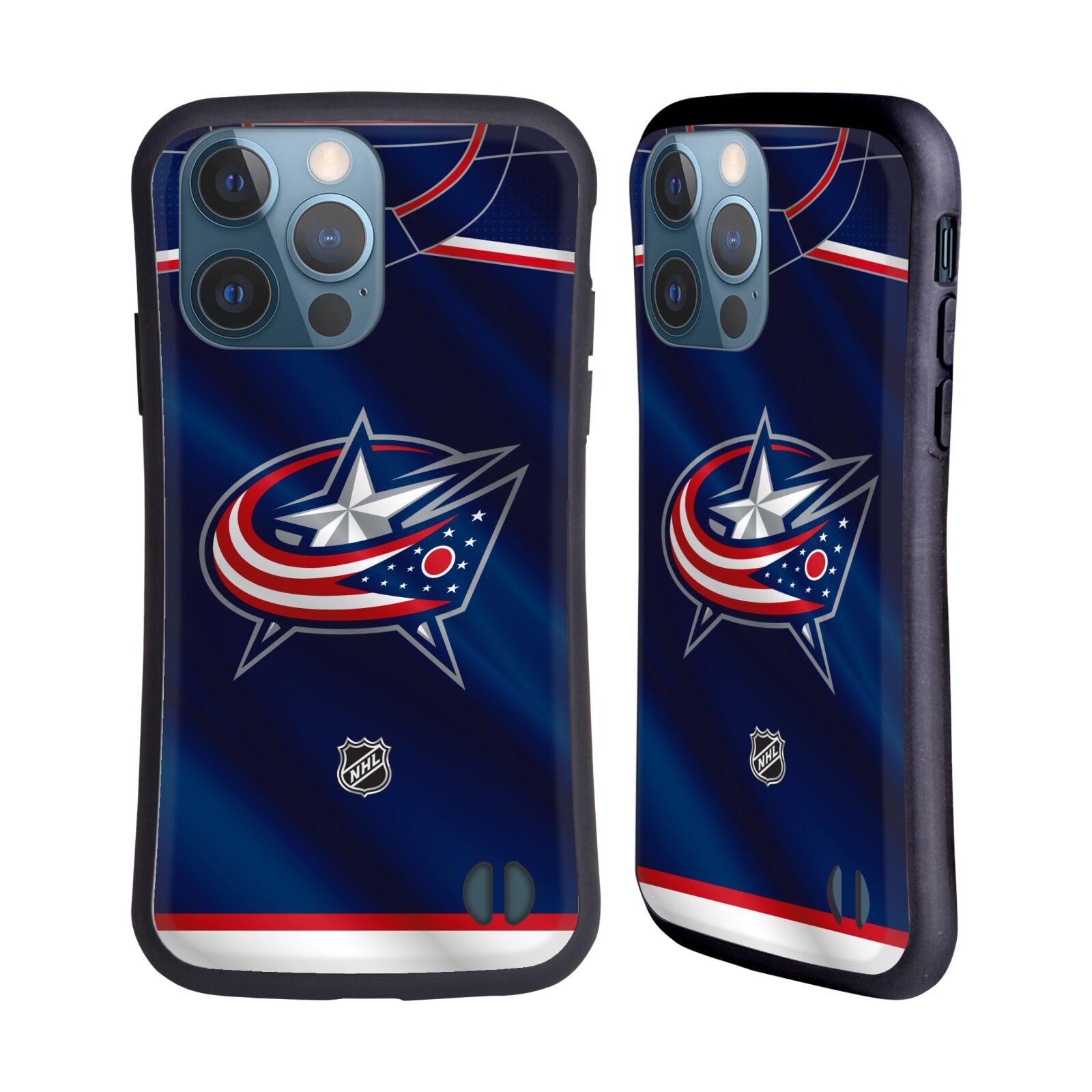 Obal na mobil Apple iPhone 13 PRO - HEAD CASE - NHL - Columbus Blue Jackets znak na dresu