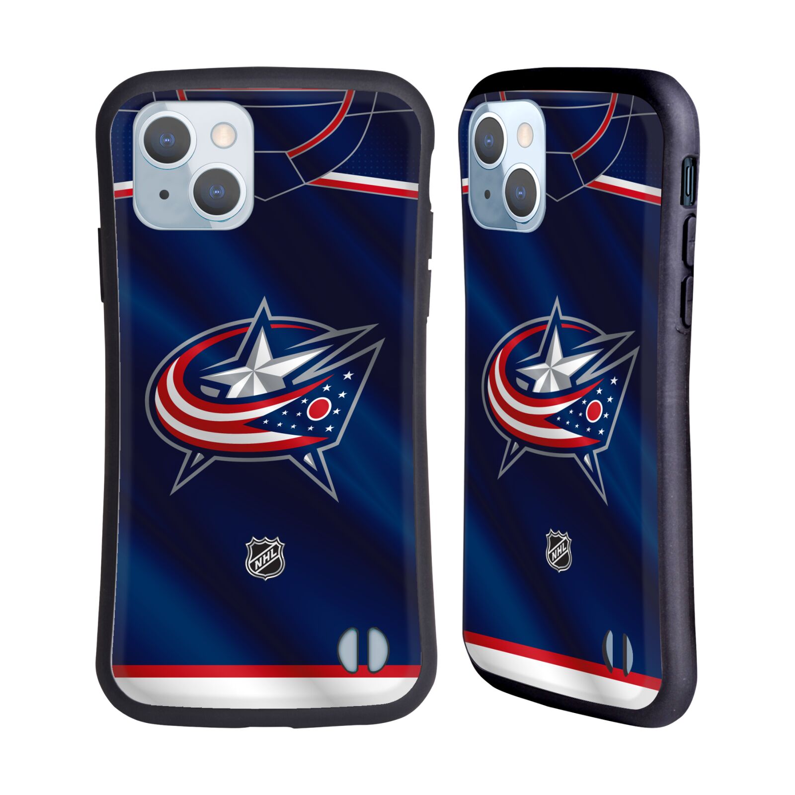 Obal na mobil Apple iPhone 14 - HEAD CASE - NHL - Columbus Blue Jackets znak na dresu