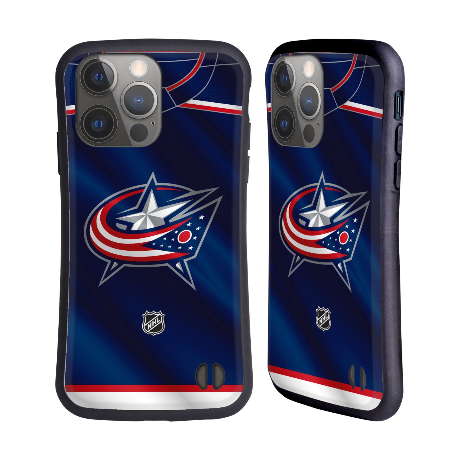 Obal na mobil Apple iPhone 14 PRO - HEAD CASE - NHL - Columbus Blue Jackets znak na dresu