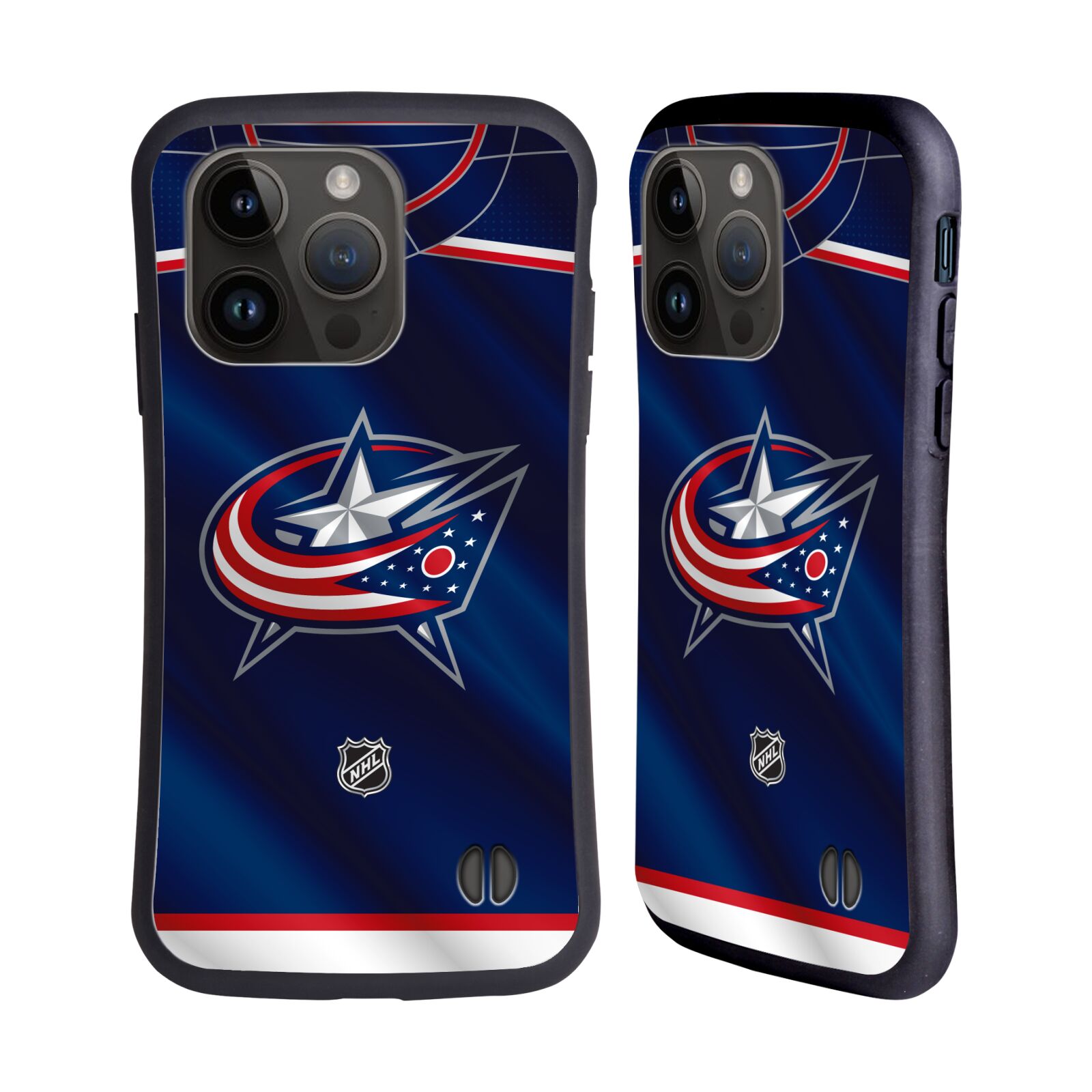 Obal na mobil Apple iPhone 15 PRO - HEAD CASE - NHL - Columbus Blue Jackets znak na dresu