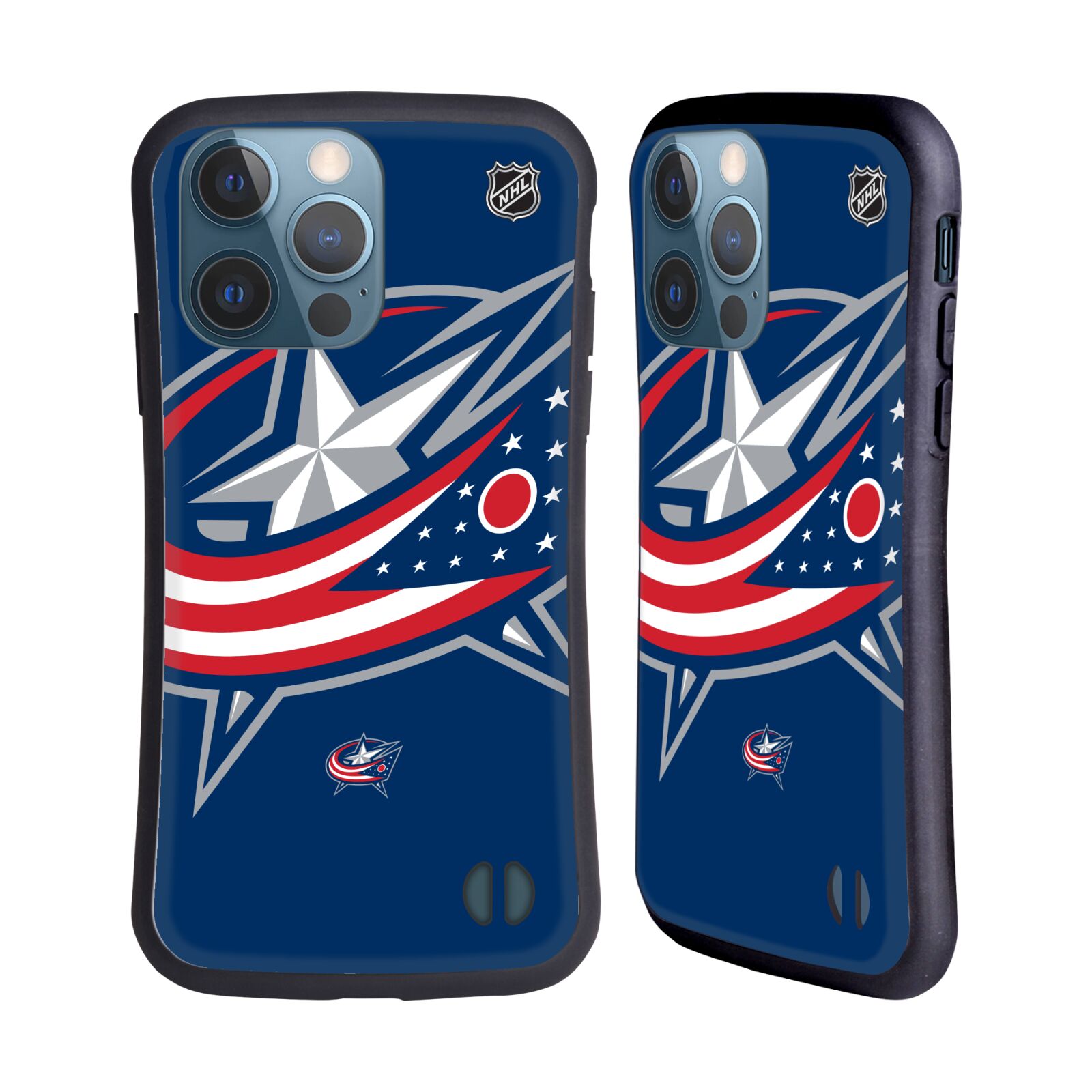 Obal na mobil Apple iPhone 13 PRO - HEAD CASE - NHL - Columbus Blue Jackets velký znak