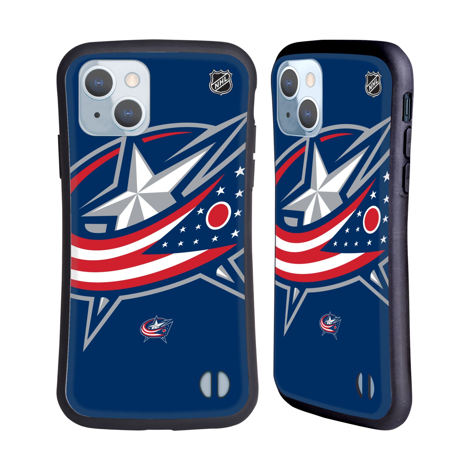 Obal na mobil Apple iPhone 14 - HEAD CASE - NHL - Columbus Blue Jackets velký znak