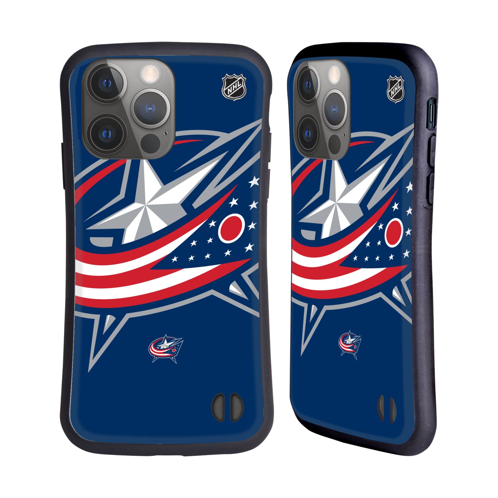 Obal na mobil Apple iPhone 14 PRO - HEAD CASE - NHL - Columbus Blue Jackets velký znak