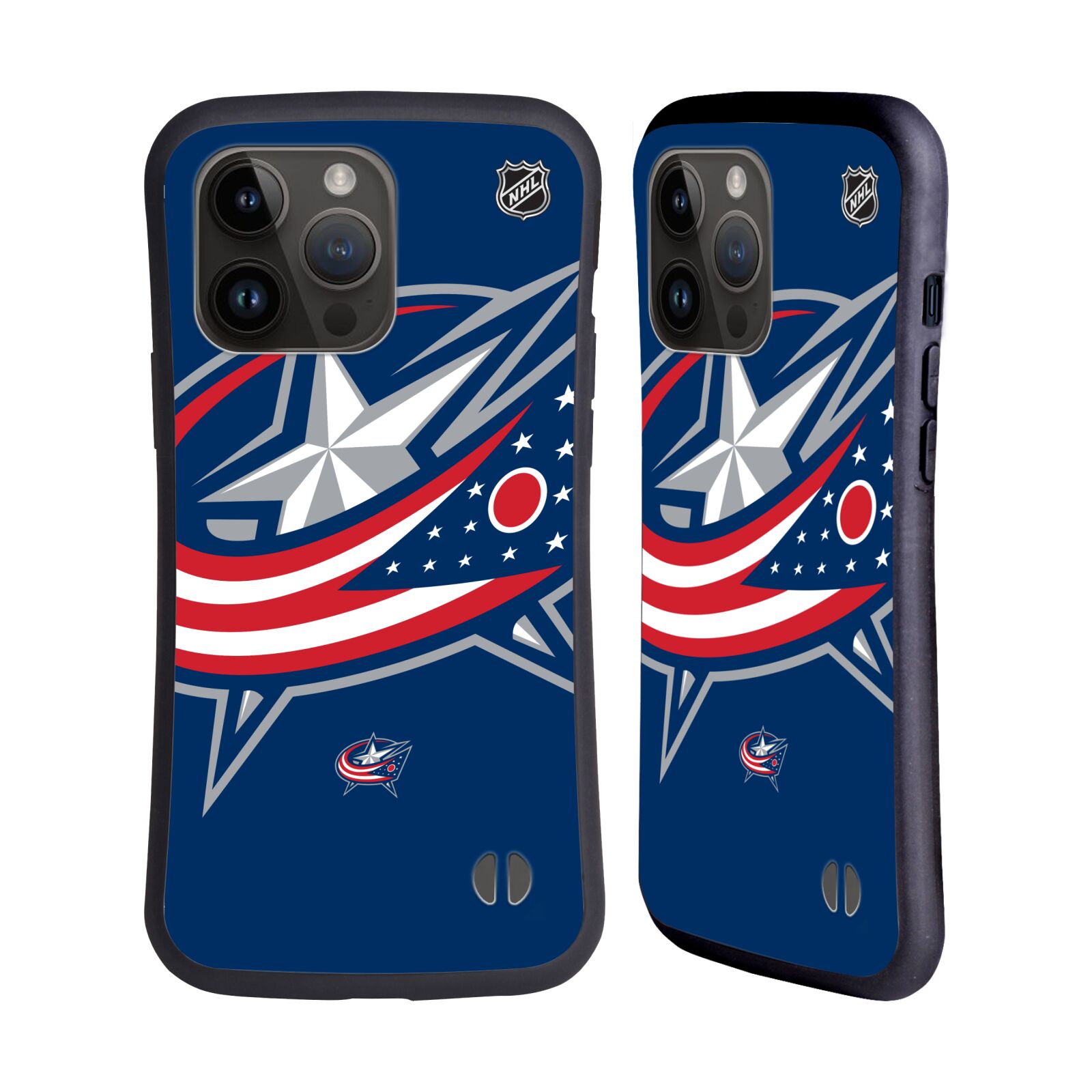 Obal na mobil Apple iPhone 15 PRO MAX - HEAD CASE - NHL - Columbus Blue Jackets velký znak