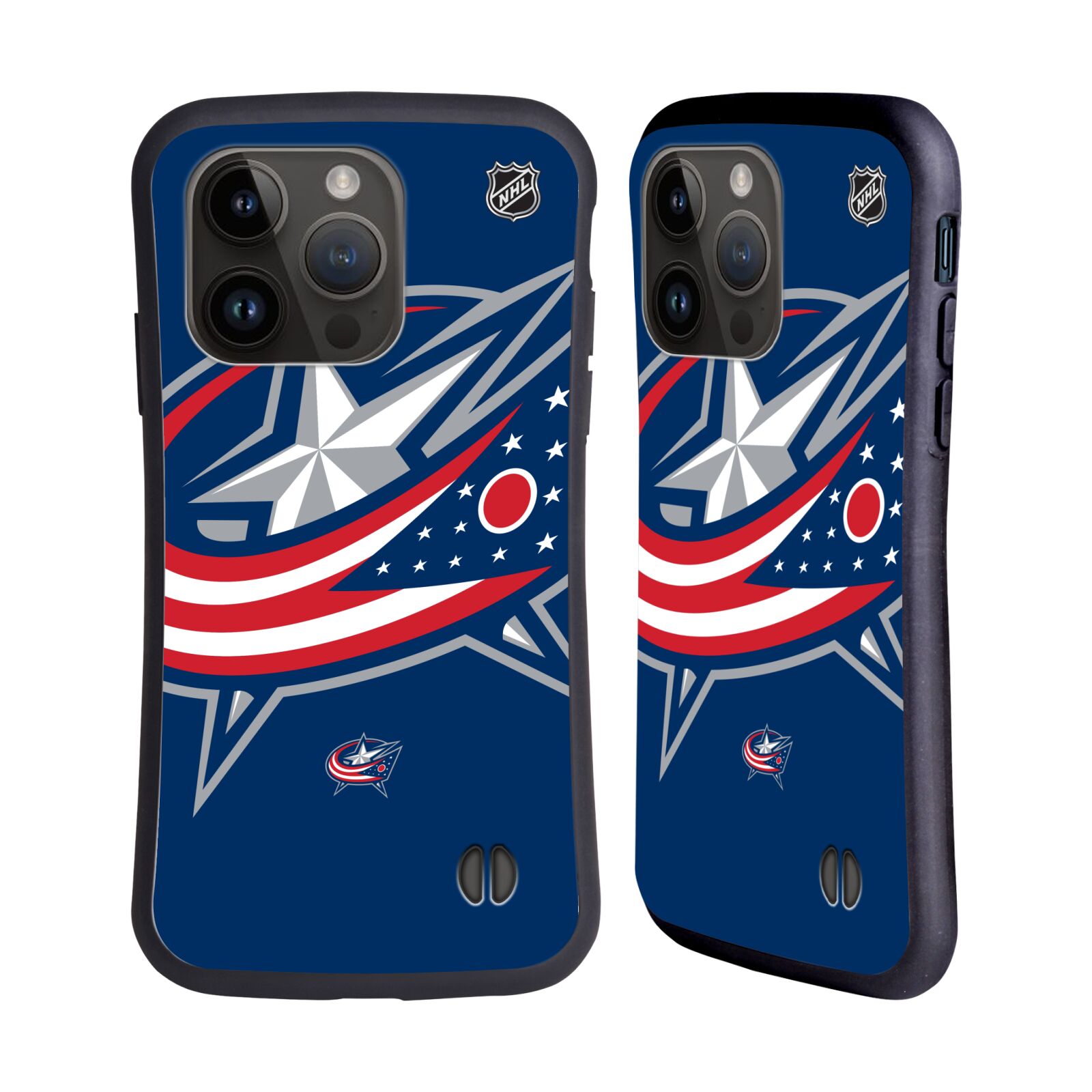 Obal na mobil Apple iPhone 15 PRO - HEAD CASE - NHL - Columbus Blue Jackets velký znak