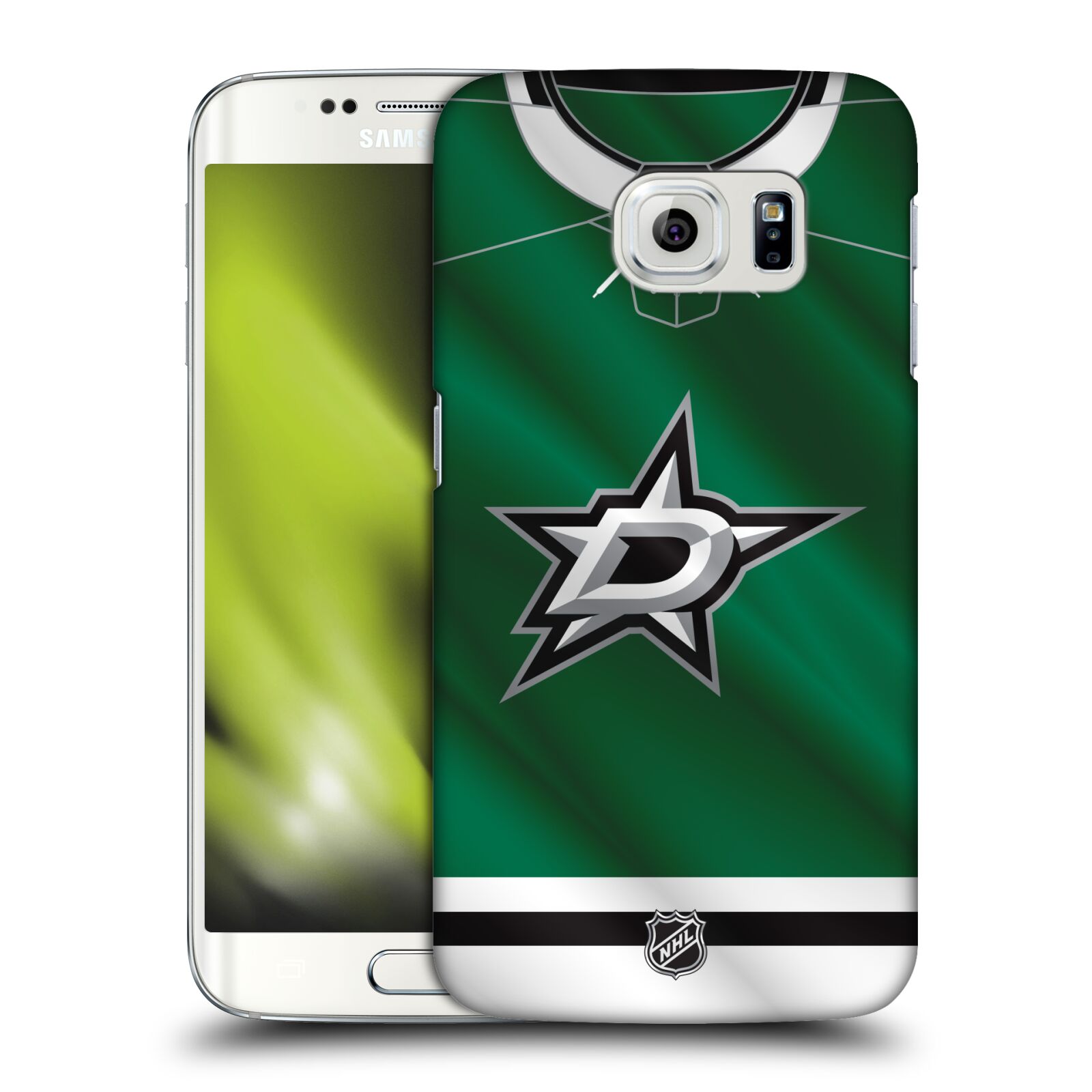 Pouzdro na mobil Samsung Galaxy S6 EDGE - HEAD CASE - Hokej NHL - Dallas Stars - Dres