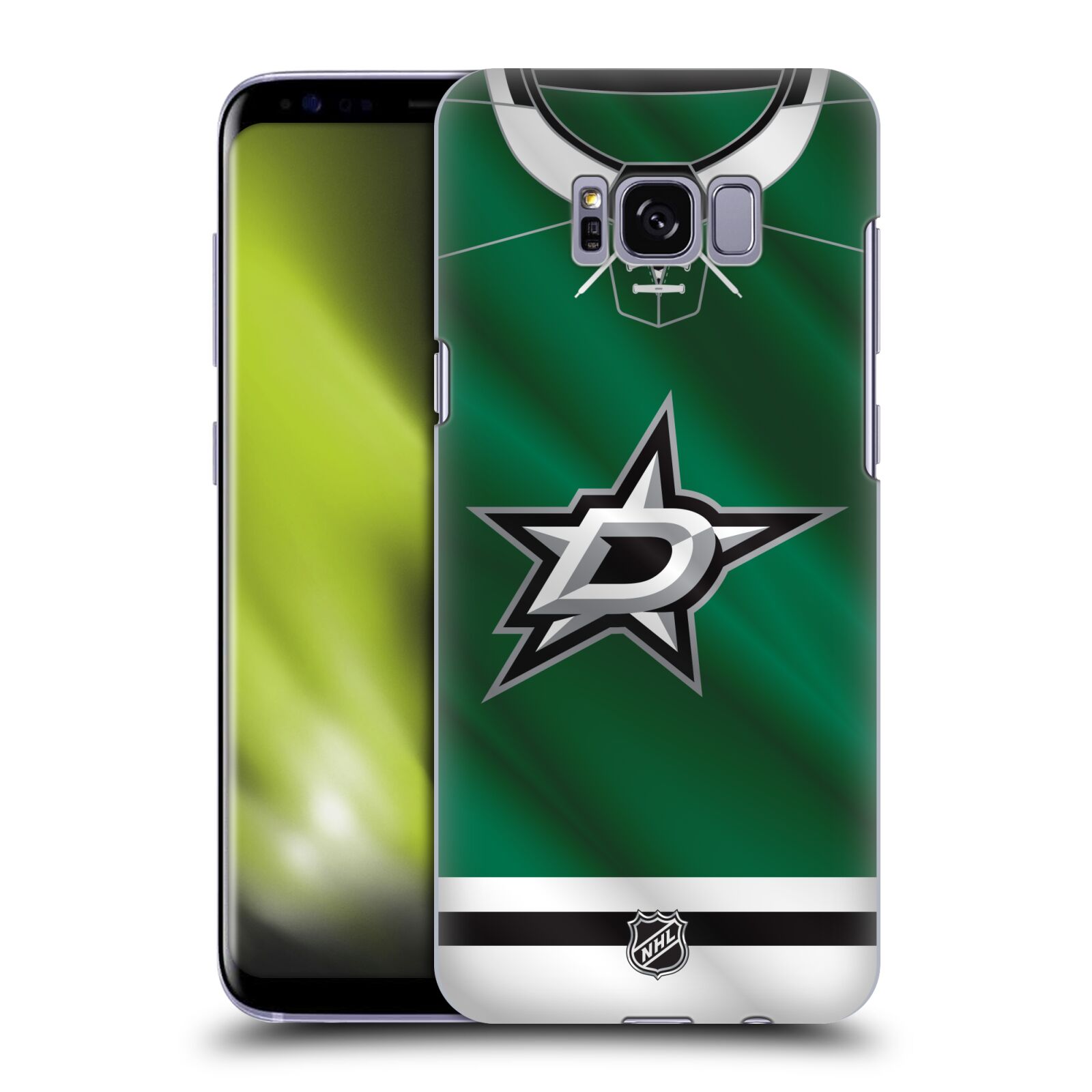 Pouzdro na mobil Samsung Galaxy S8 - HEAD CASE - Hokej NHL - Dallas Stars - Dres