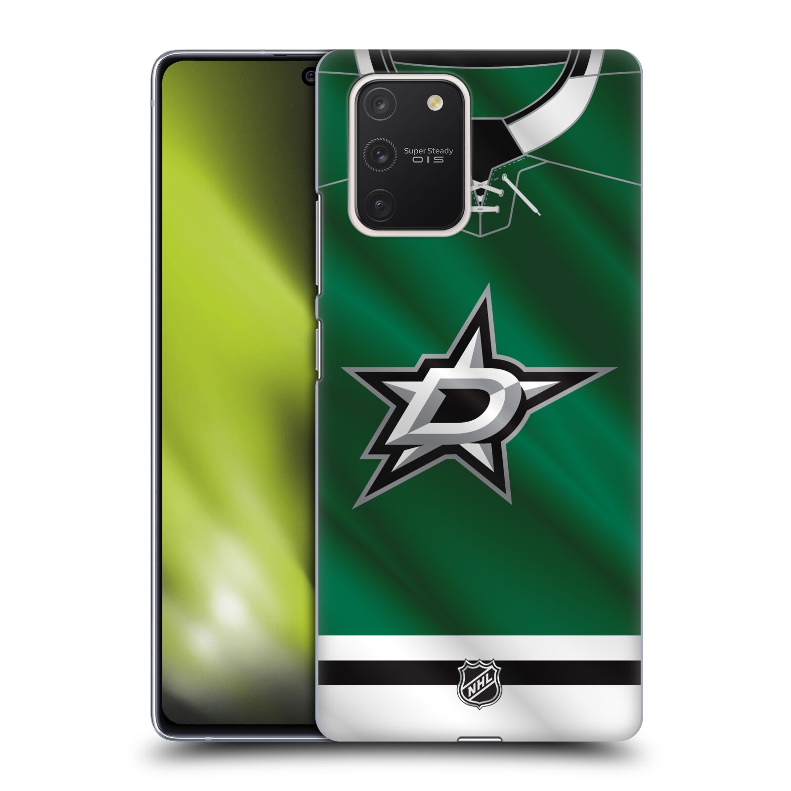 Pouzdro na mobil Samsung Galaxy S10 LITE - HEAD CASE - Hokej NHL - Dallas Stars - Dres