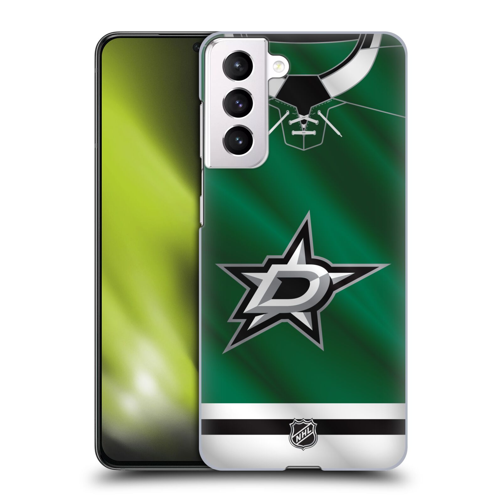 Pouzdro na mobil Samsung Galaxy S21 5G - HEAD CASE - Hokej NHL - Dallas Stars - Dres