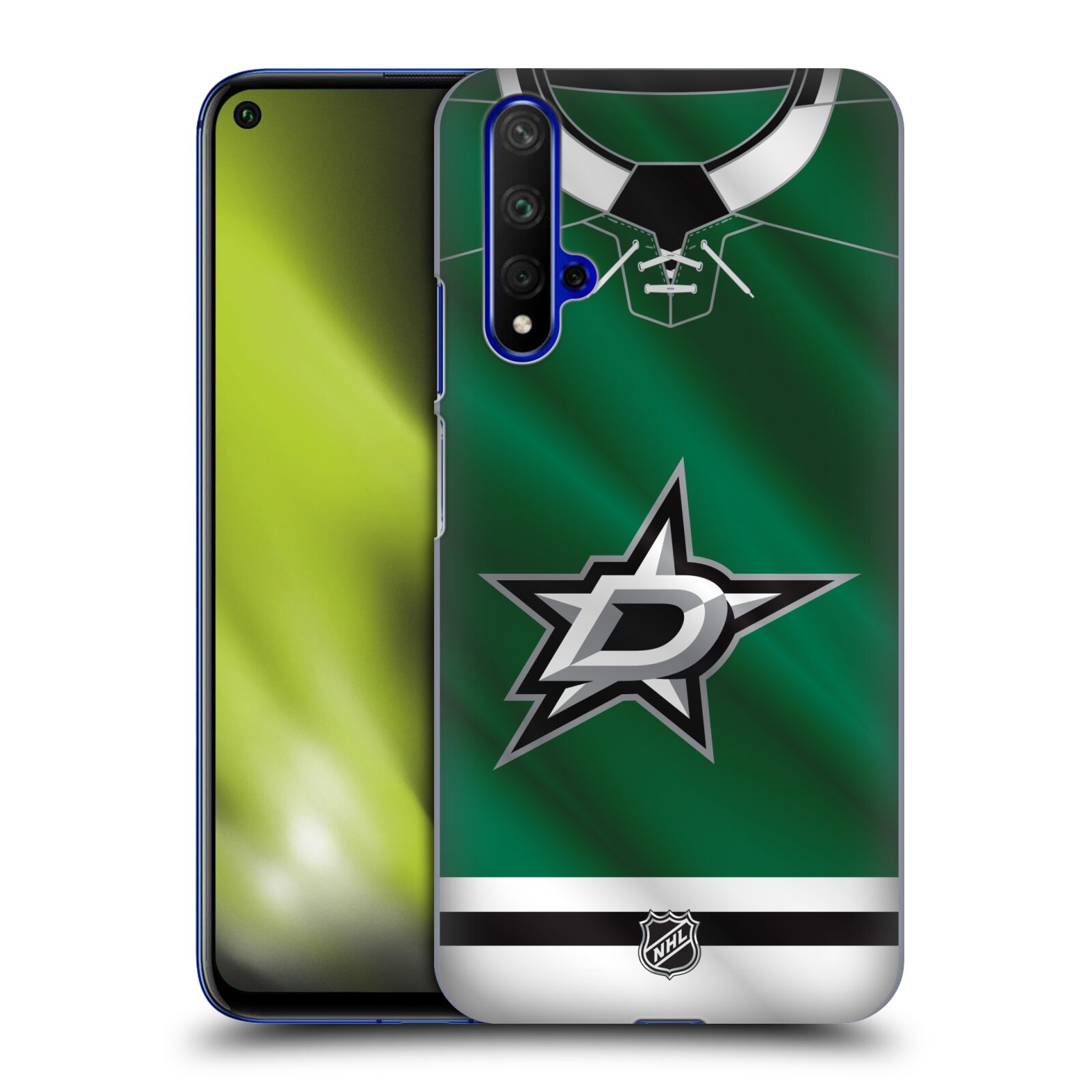 Pouzdro na mobil HONOR 20 - HEAD CASE - Hokej NHL - Dallas Stars - Dres