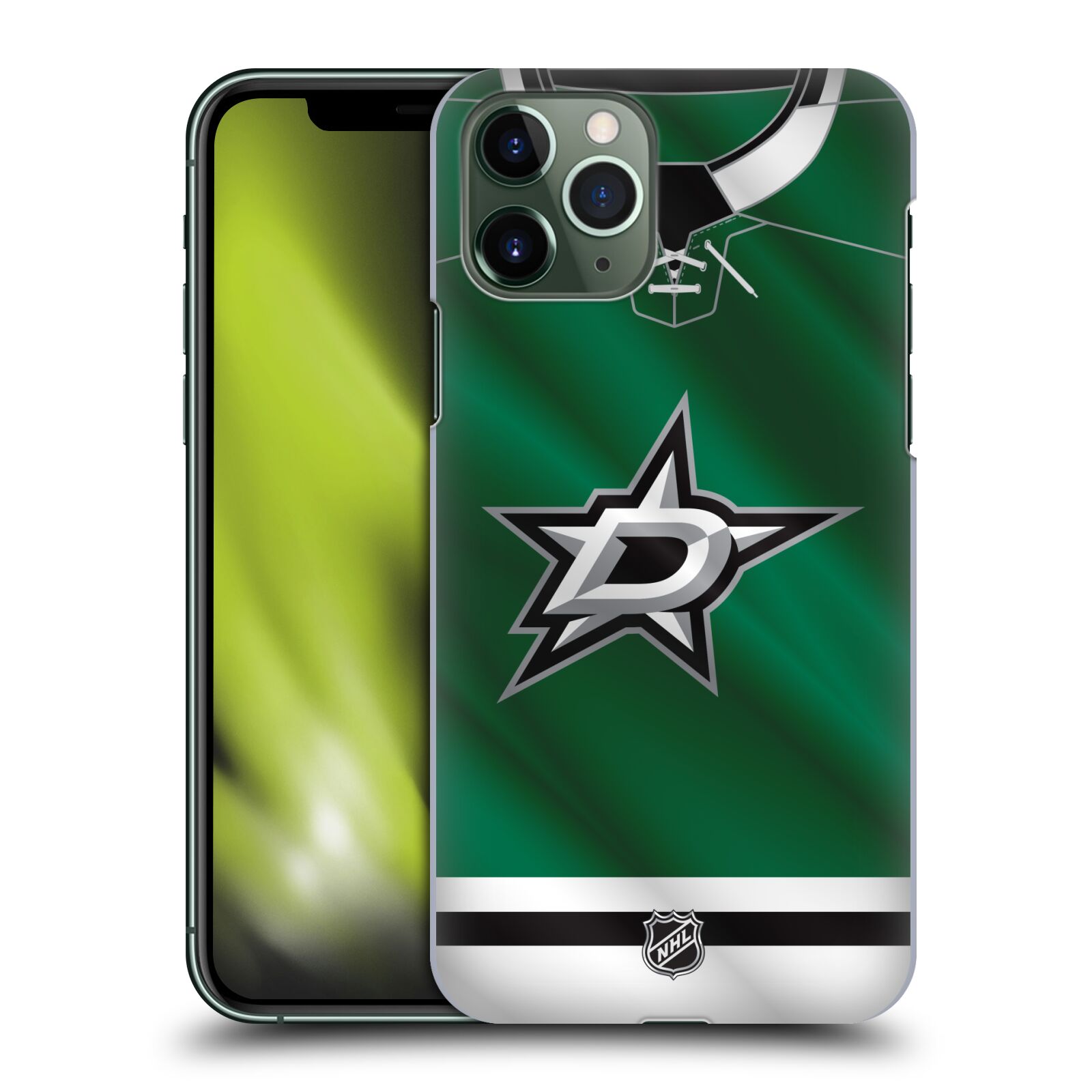 Pouzdro na mobil Apple Iphone 11 PRO - HEAD CASE - Hokej NHL - Dallas Stars - Dres